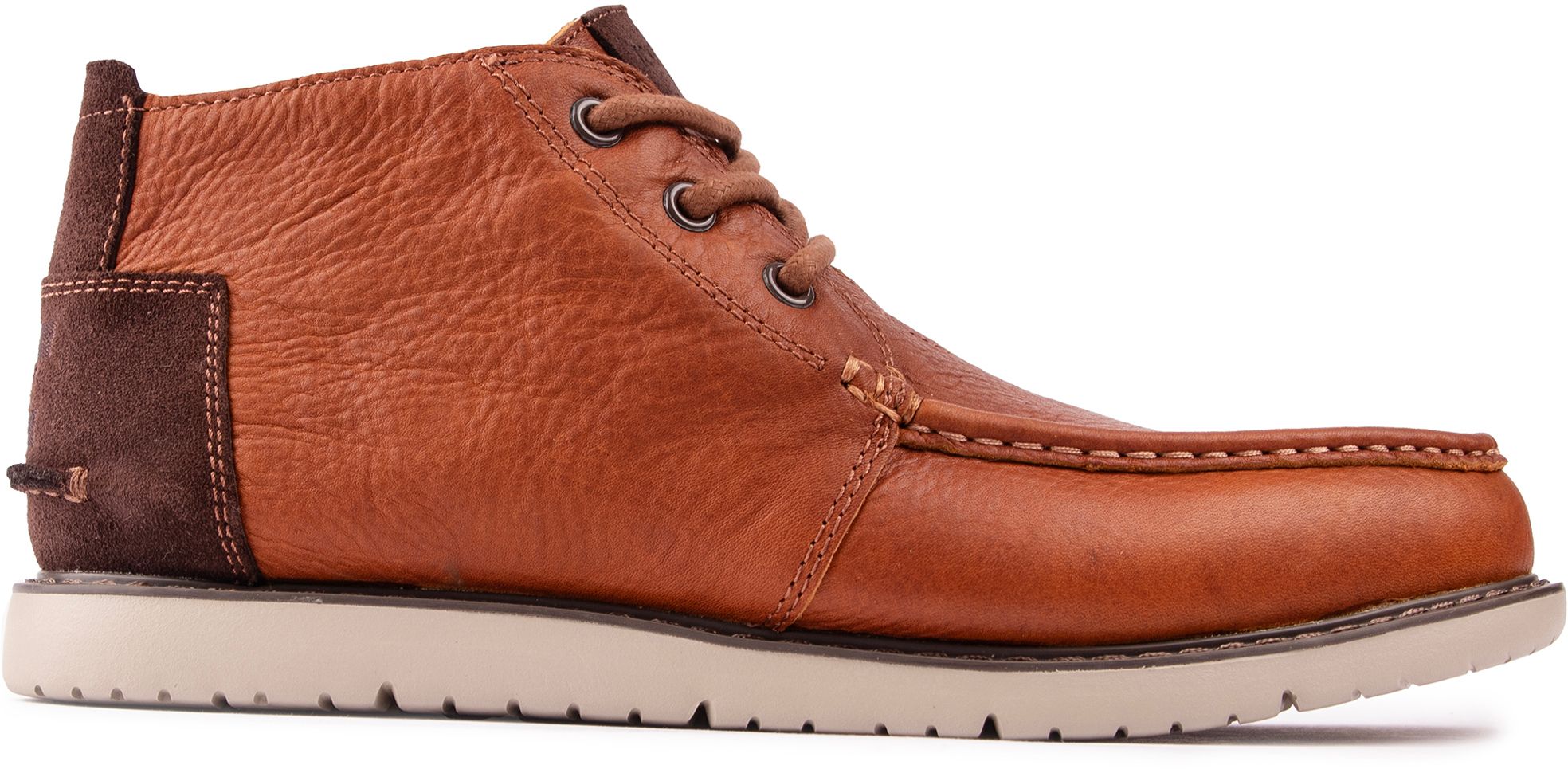 Mens Toms Navi Moc Chukka Boots In Tan Soletrader