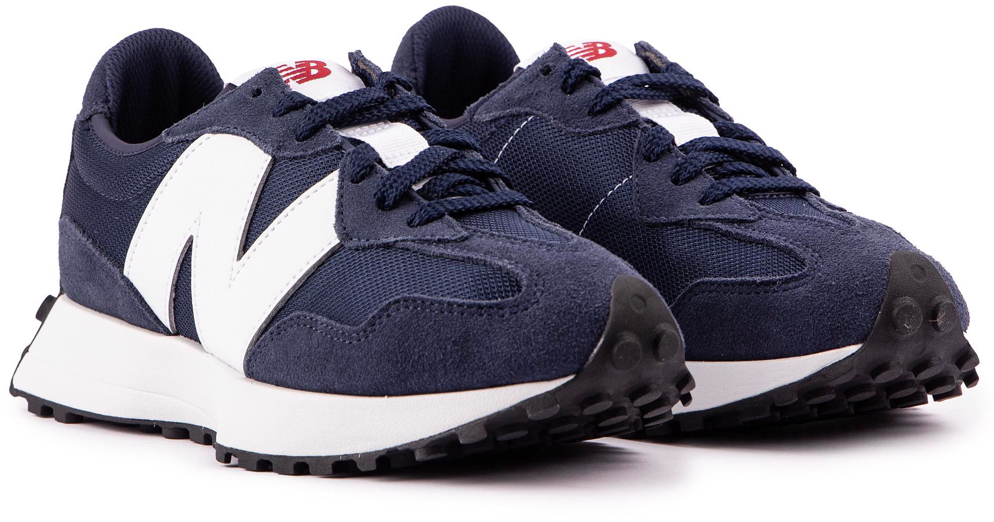 Mens New Balance 327 Sneakers In Navy Blue Soletrader