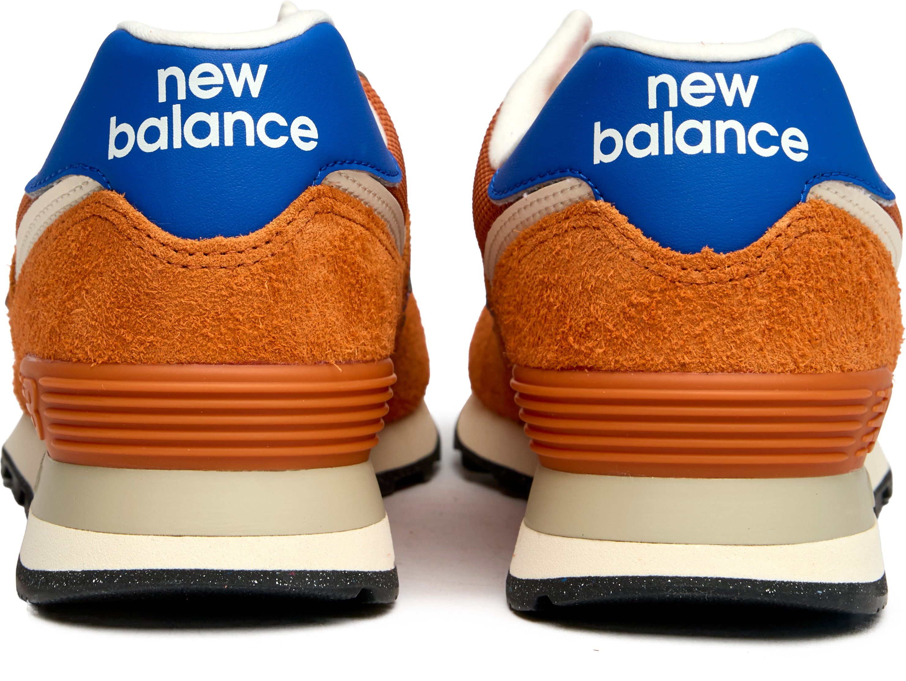 Mens New Balance 574 Sneakers In Orange | Soletrader