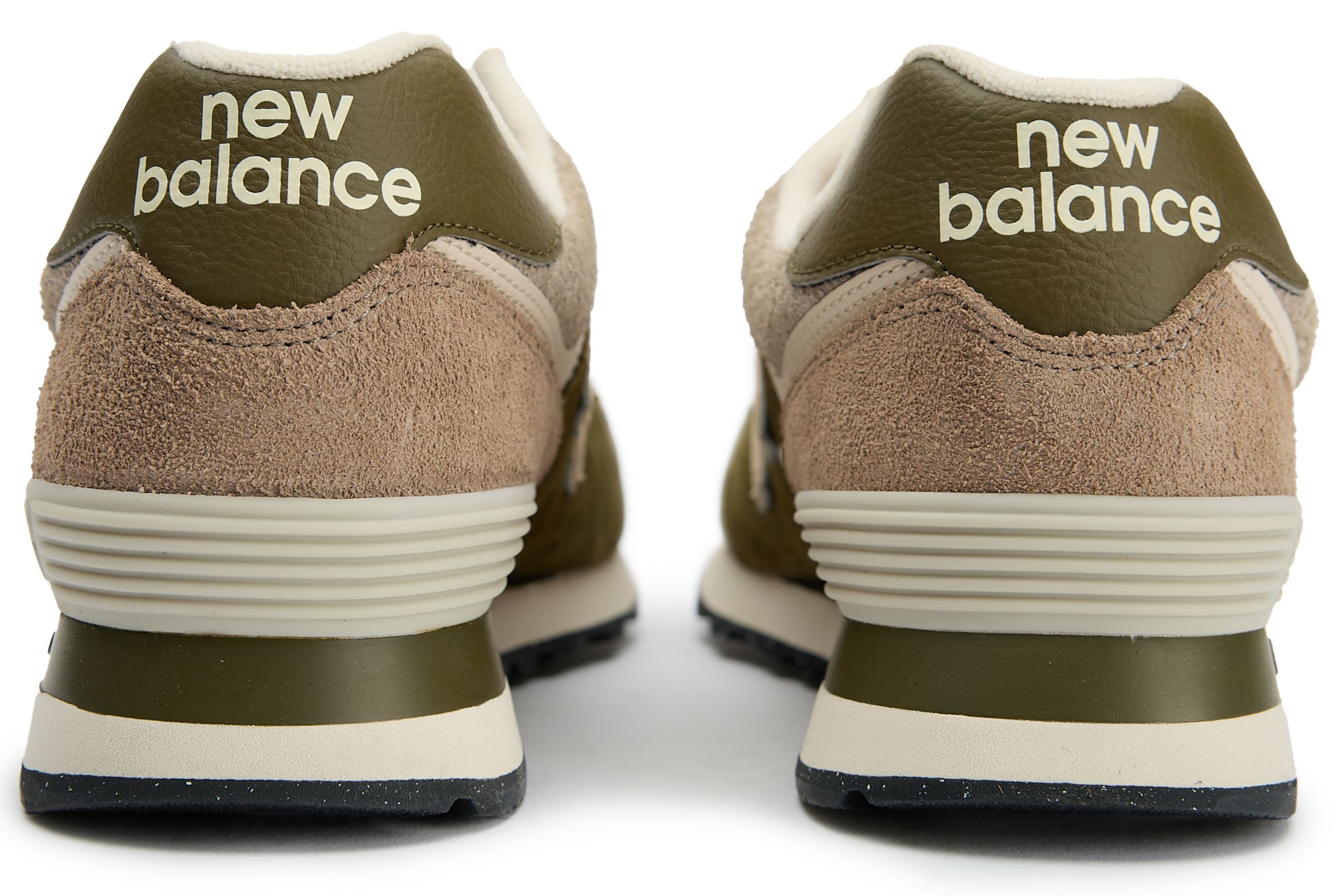 MUST GO! WORN ONCE! - NEW BALANCE 574 - MENS 10.5 -  KHAKI SUEDE NUBUCK Mens New Balance 574  main image 2
