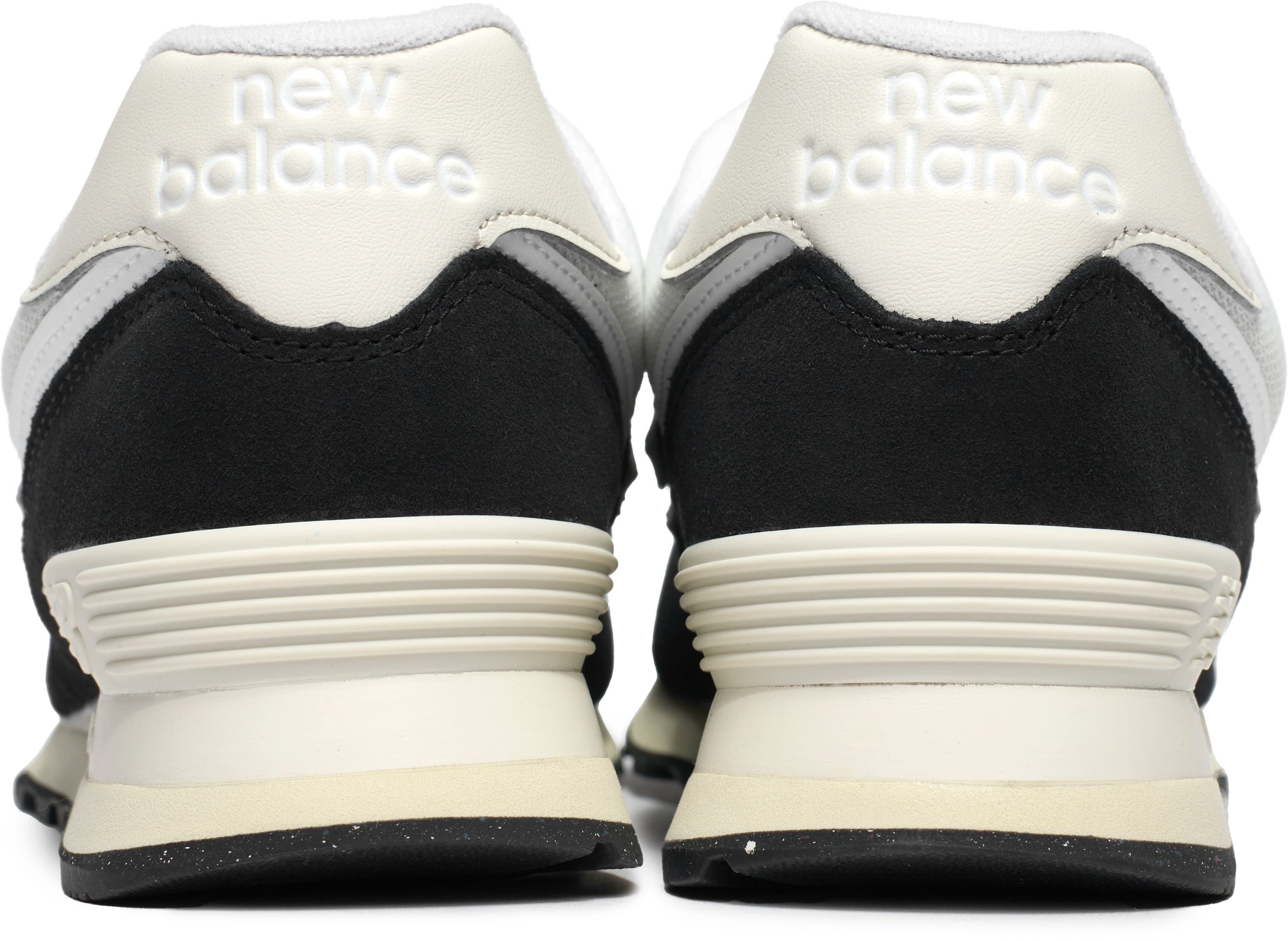 Mens New Balance 574 Sneakers In Black | Soletrader