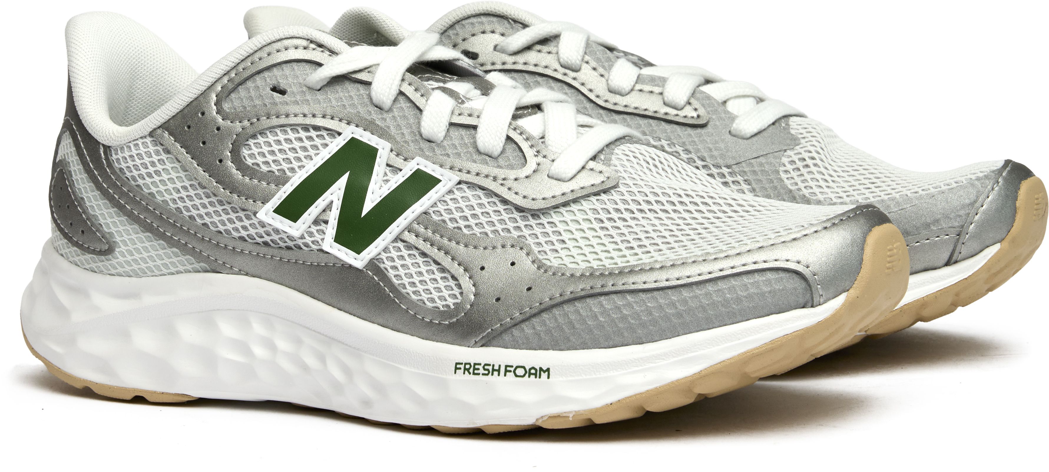 New Balance Arishi v3 Athletic Shoes Mens Size 10.5 Gray/Gold Comfort Sneaker New Balance Arishi V3 Non Slip Work Shoes, Black, Size 10.5  main image 3