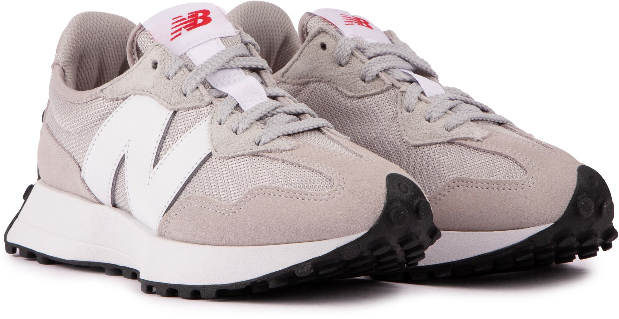 Womens New Balance 327 Sneakers In Grey/White | Soletrader