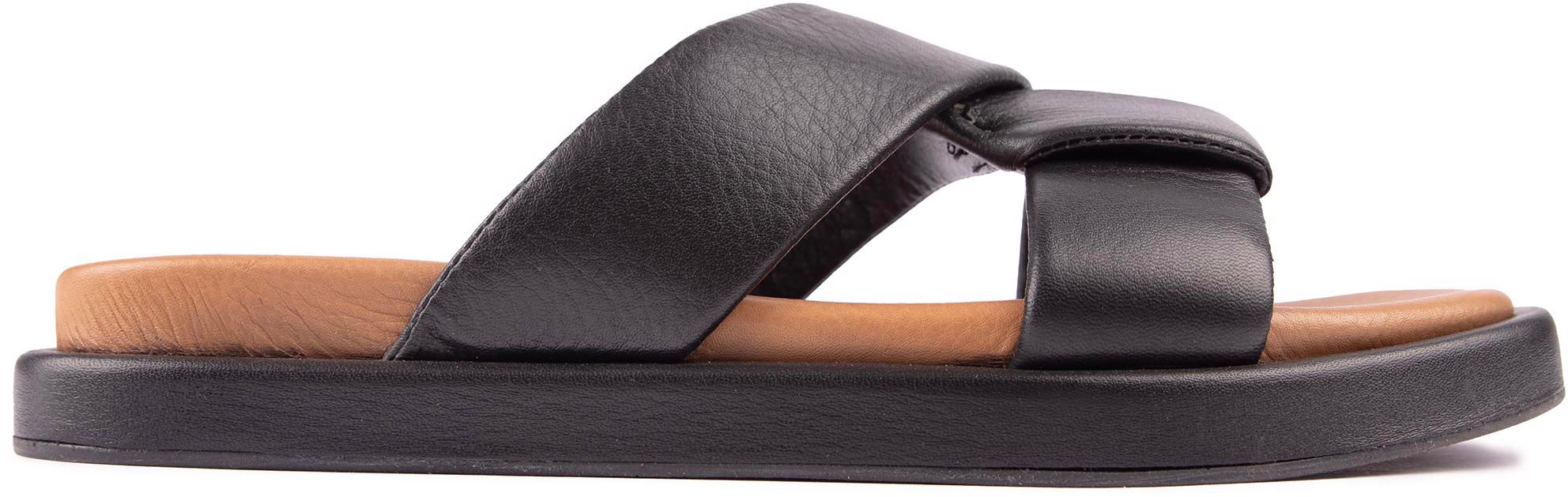 Womens Sole Nelly Slide Sandals In Black Soletrader