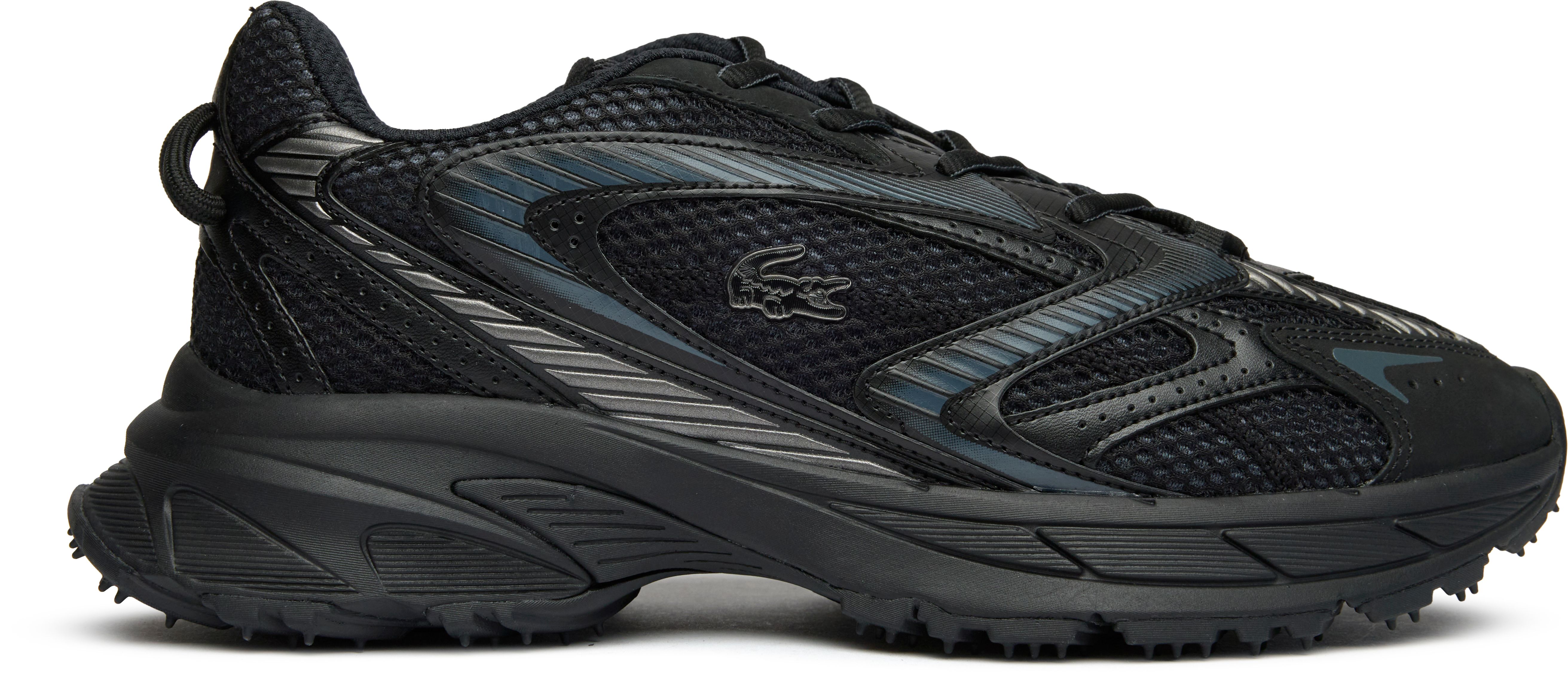 Mens Lacoste Neo Shot Sneakers In Black | Soletrader