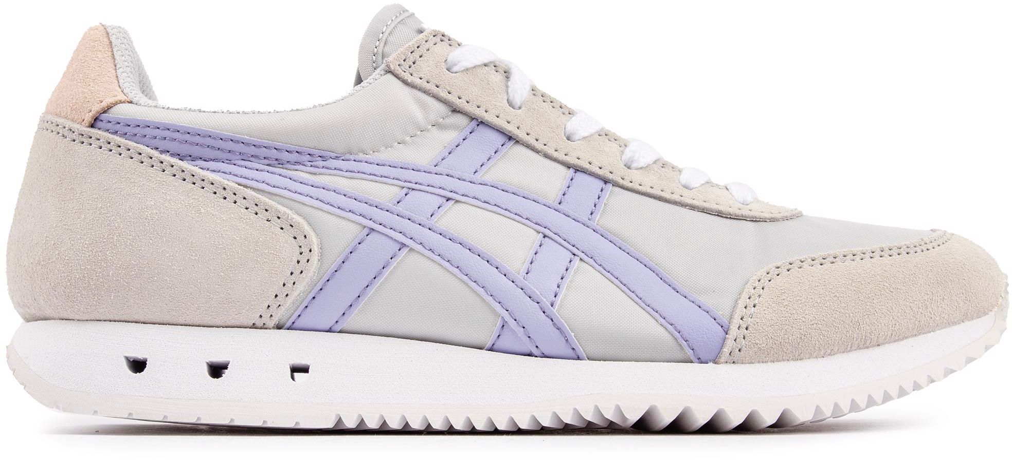 Womens Onitsuka Tiger New York Trainers In Grey Purple Soletrader