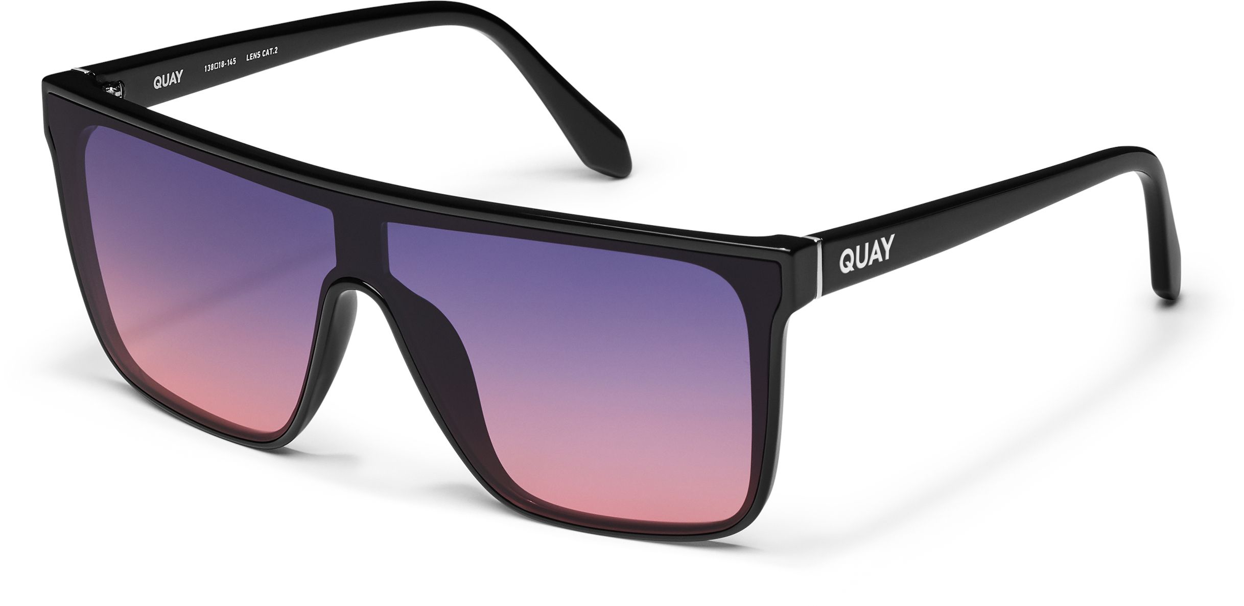 Mens & Womens Quay Nightfall Sunglasses In Black Coral  display picture 3