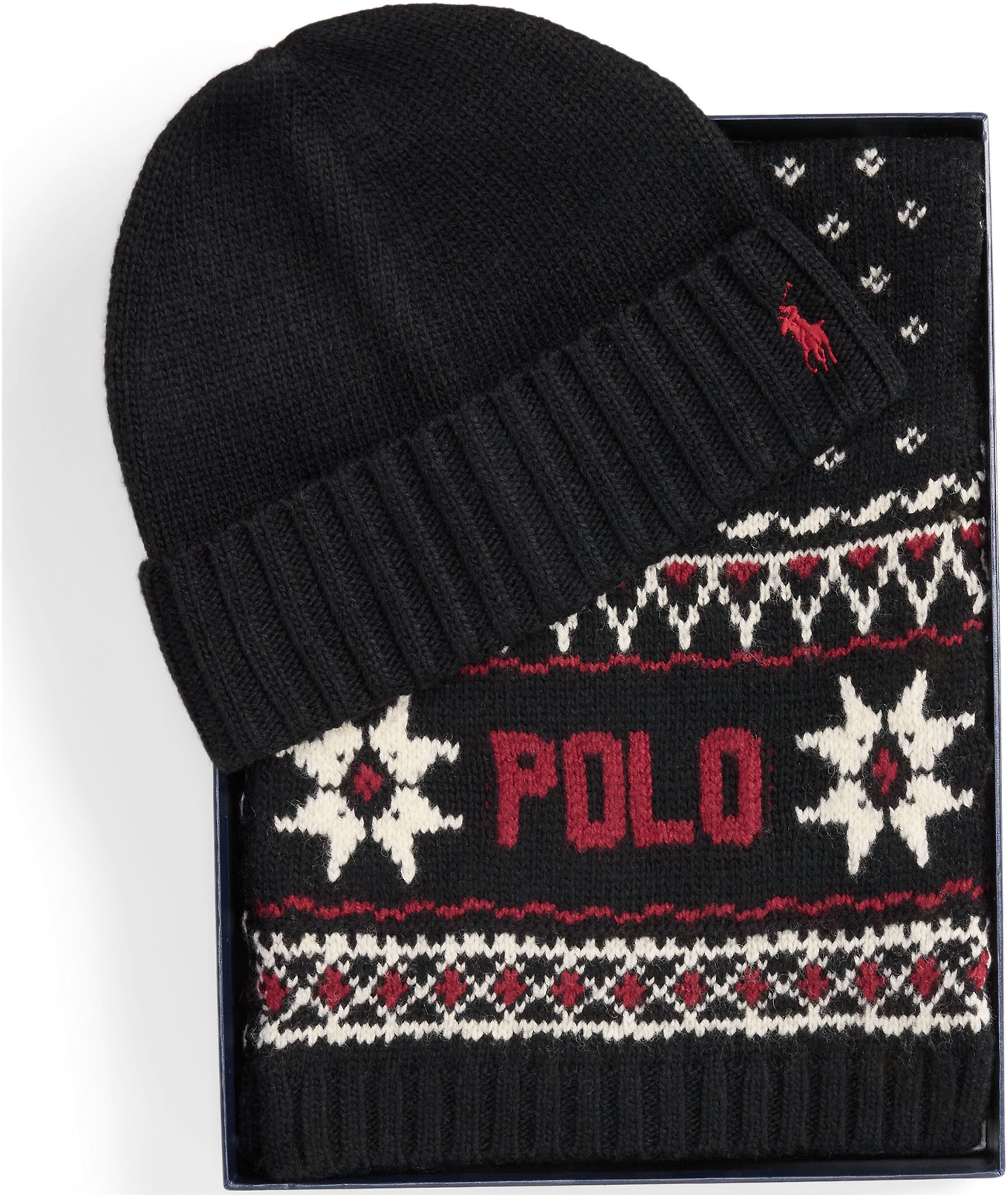 NEW Polo Ralph Lauren Moose Shetland Wool Trapper Hat Snowflake Tassel Black Polo Ralph Lauren 100% Merino Wool Warm Hat | Mercari main image 3