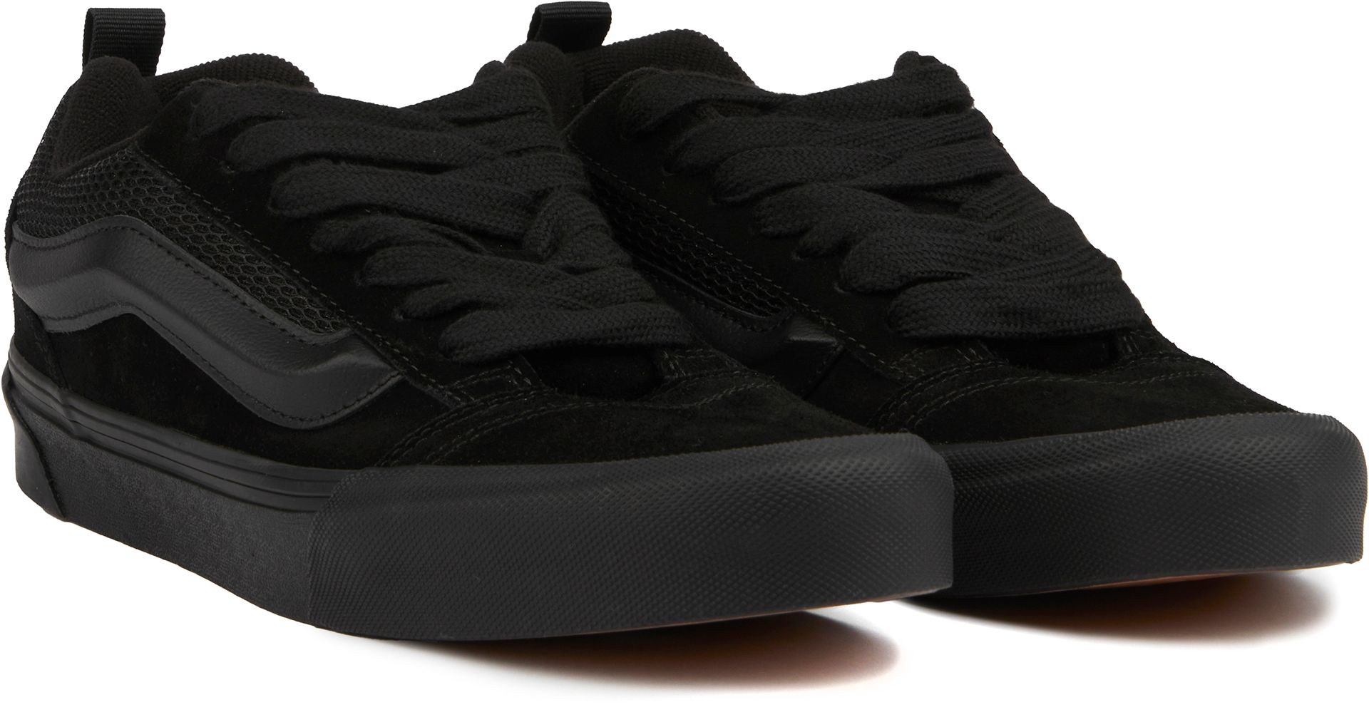 Mens Vans Knu Skool Sneakers In Black Soletrader