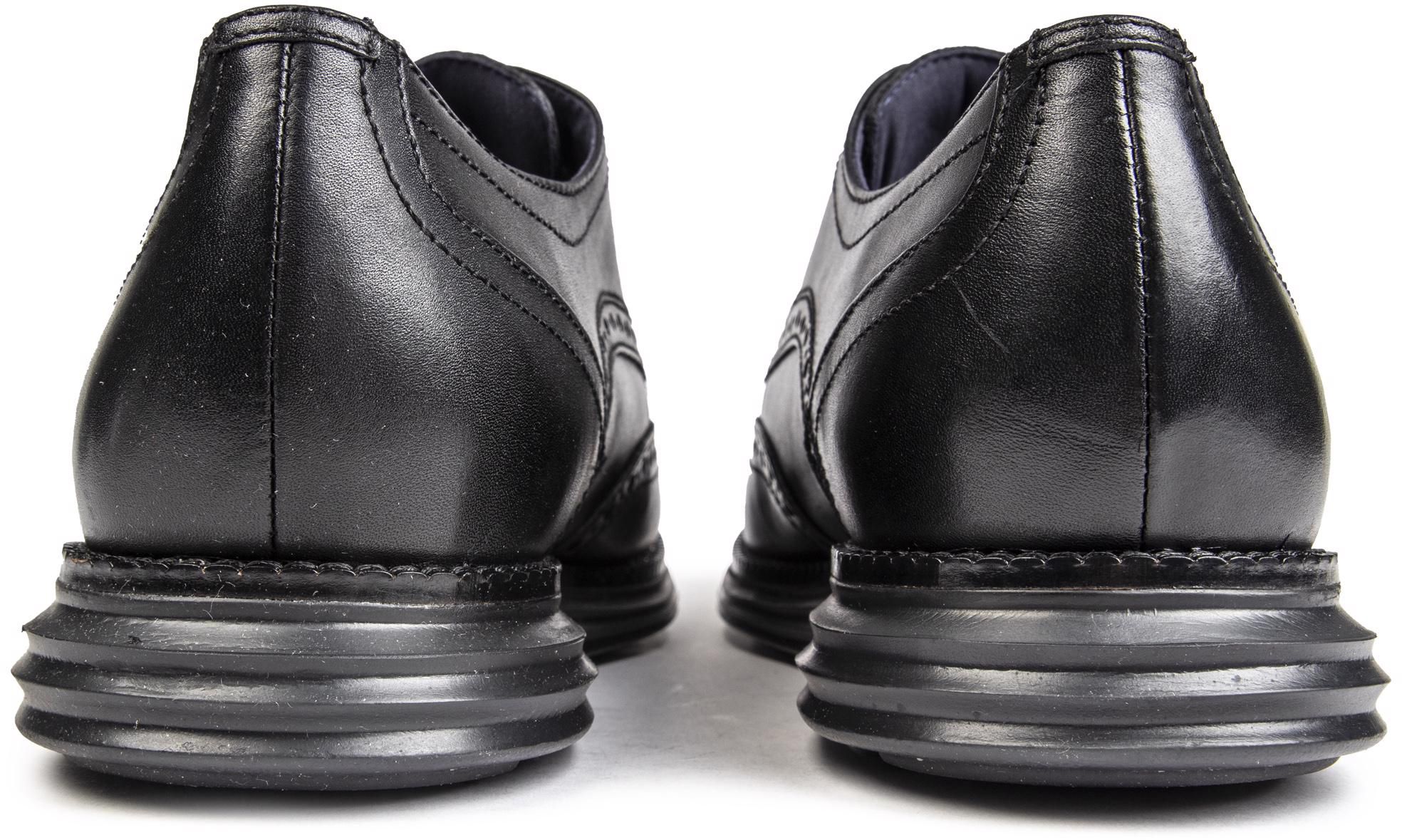 Cole Haan Men Original Grand Wingtip Oxford Leather Black White Shoes Mens Cole Haan Original Grand Wingtip Shoes In Black  main image 3
