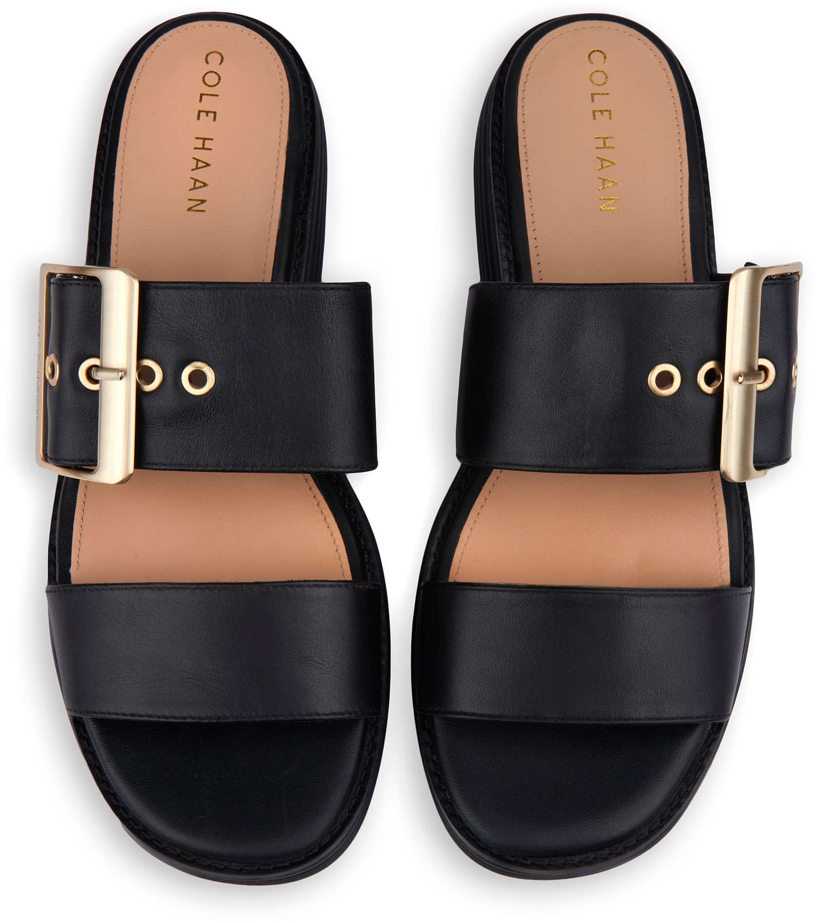 Womens Cole Haan Originalgrand Platform Sandals In Black | Soletrader