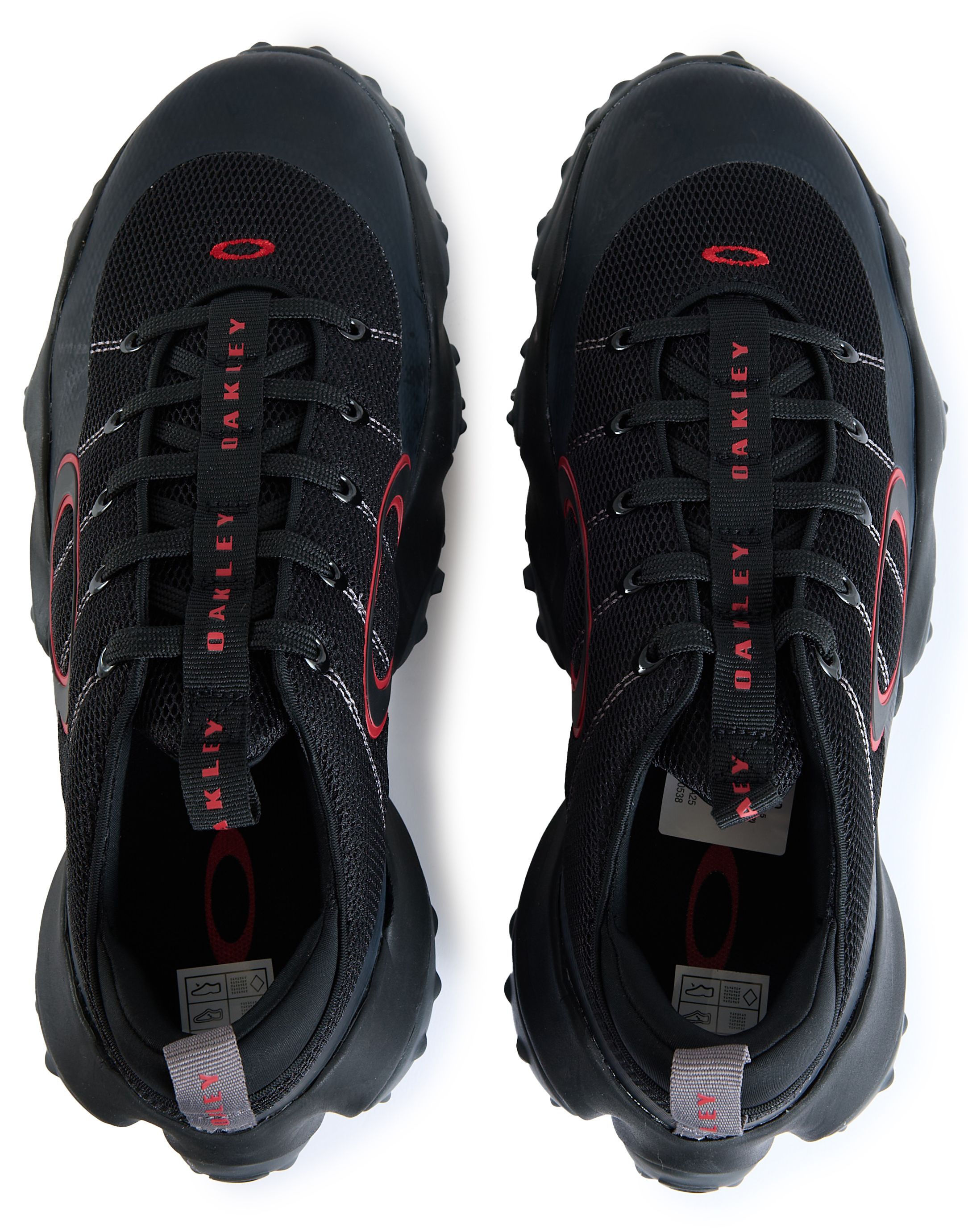 Mens Oakley Edge Flex Sneakers In Blackout | Soletrader