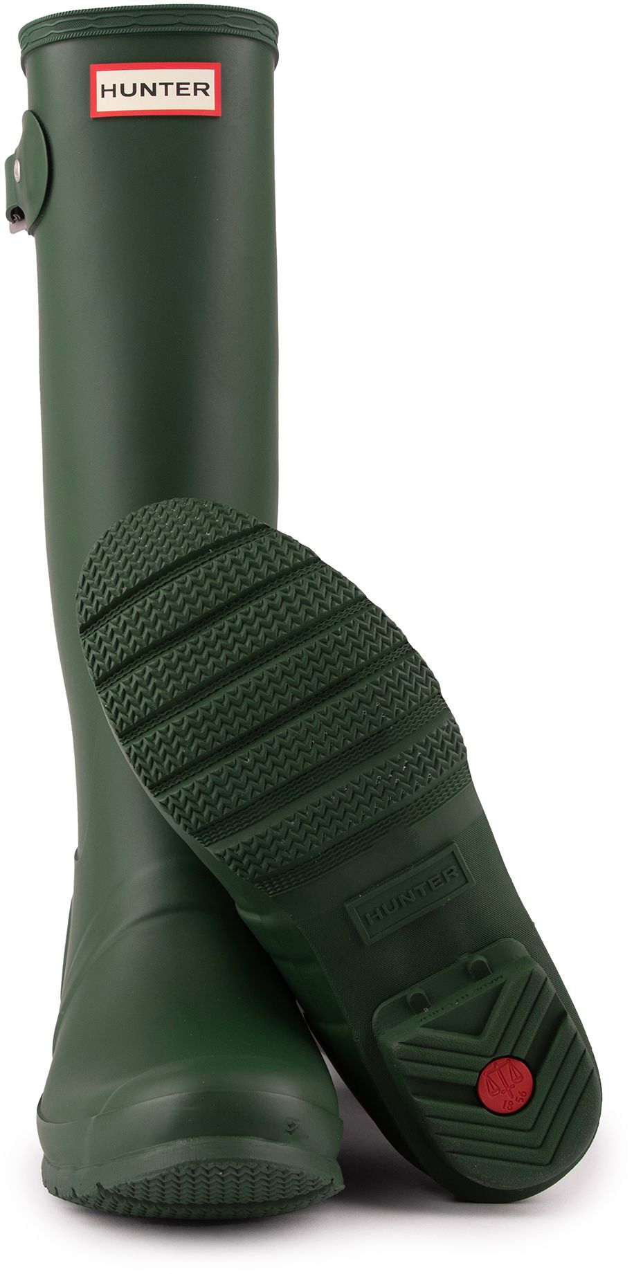 Womens Hunter Original Tall Boots In Green Soletrader