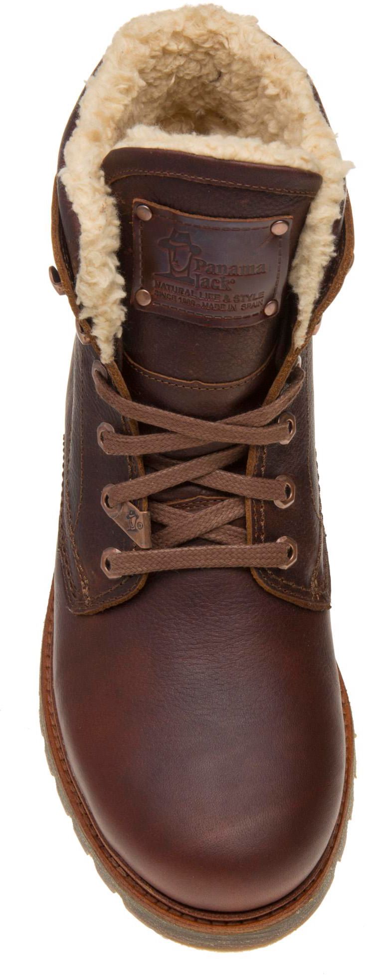 Mens Panama Jack Panama 03 Aviator Boots In Brown Soletrader