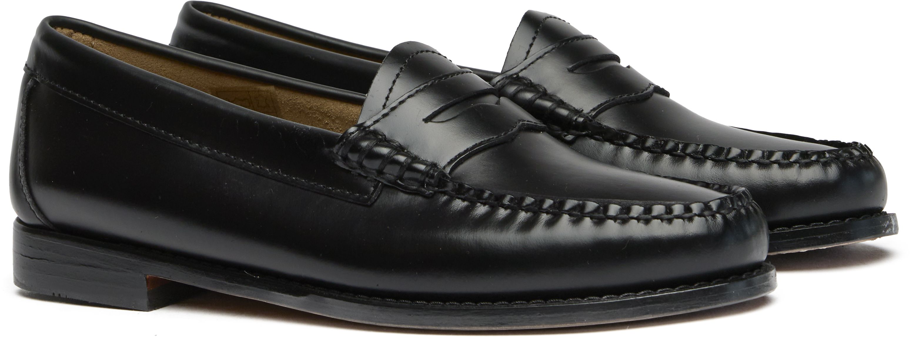 Womens G.H.Bass Weejun Penny Shoes In Black | Soletrader display picture 1