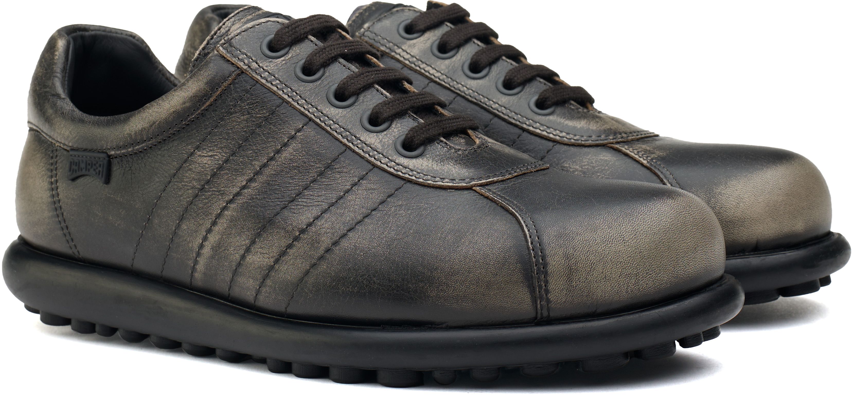 Mens Camper Pelotas Ariel Shoes In Grey Soletrader