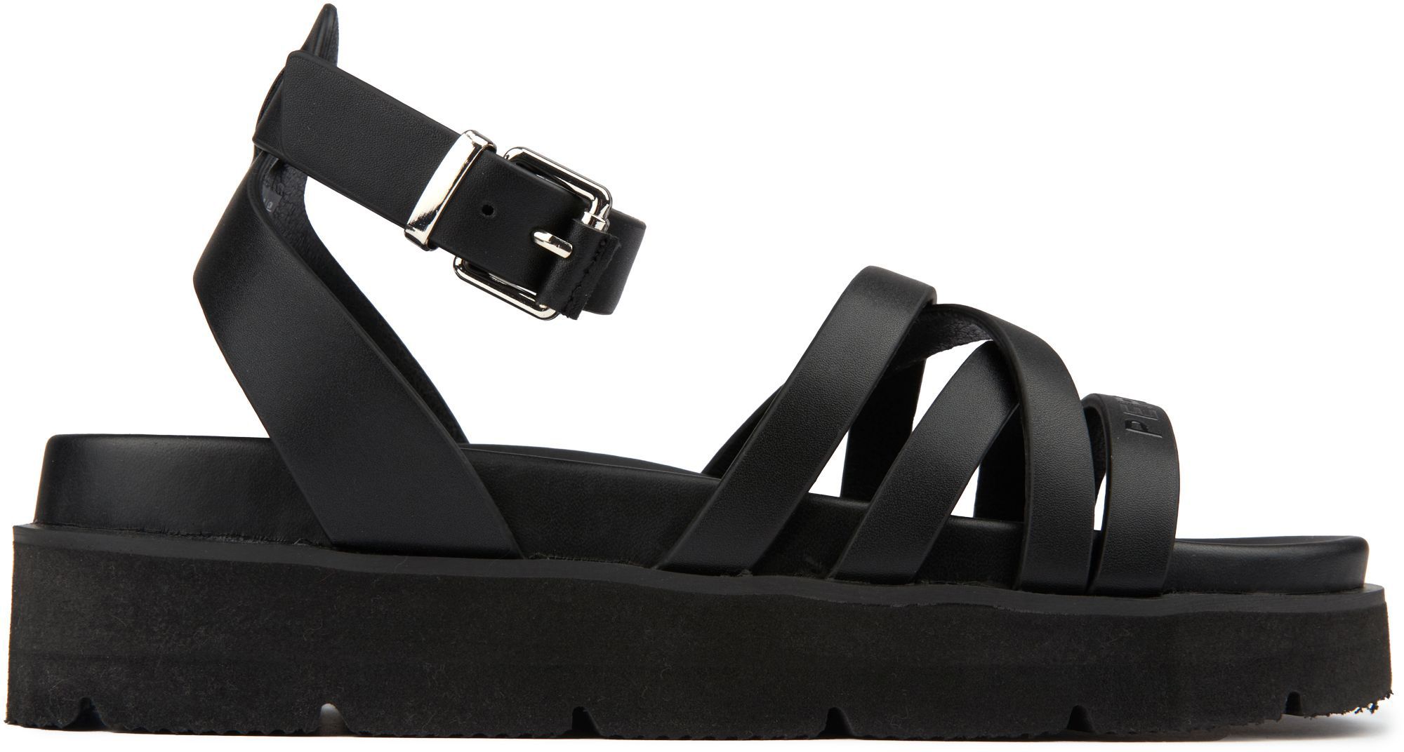 Damen Pepe Jeans London Pola Cross Sandalen In Schwarz Soletrader