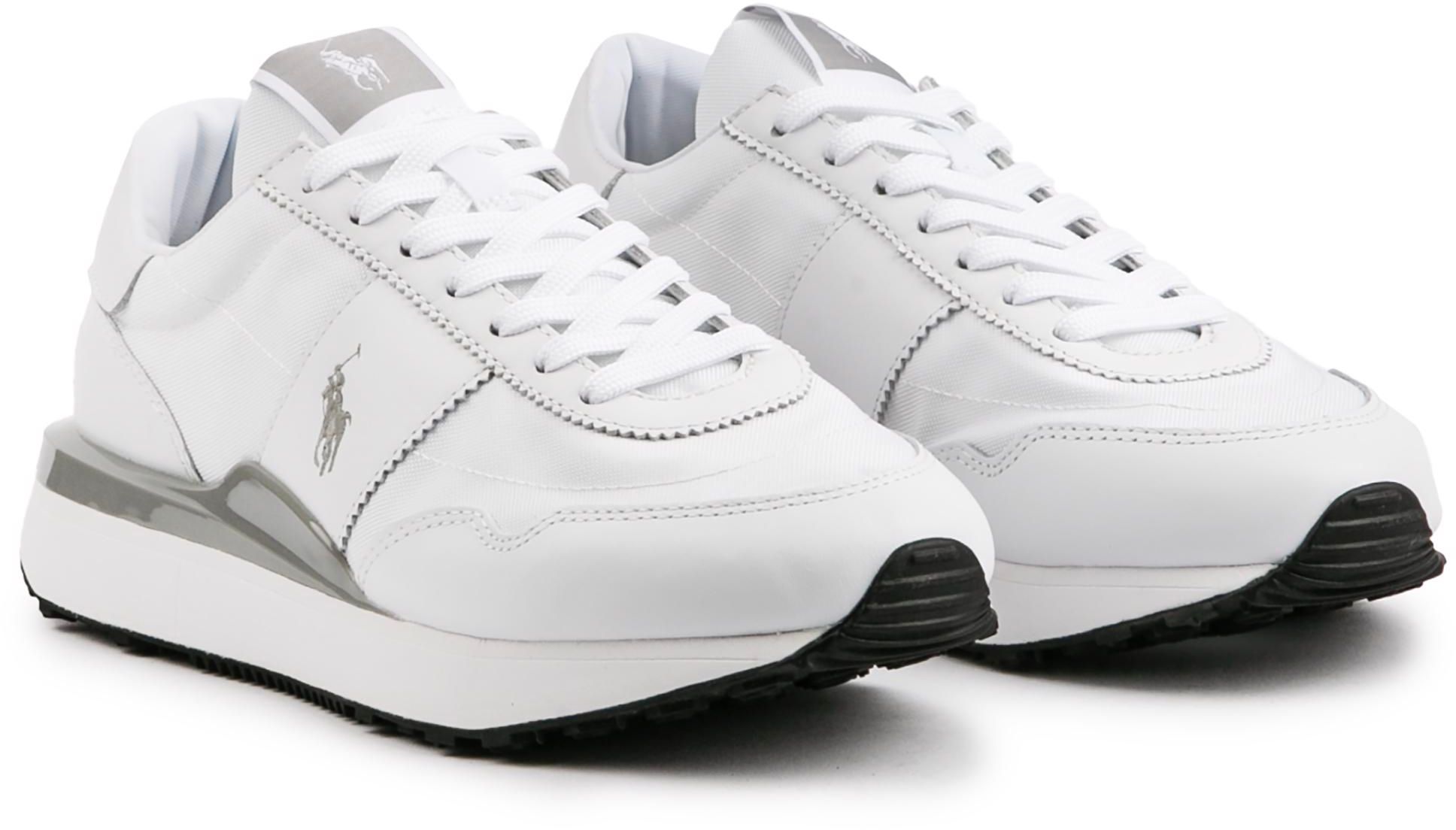 Mens Polo Ralph Lauren Train 89 Sneakers In White Soletrader