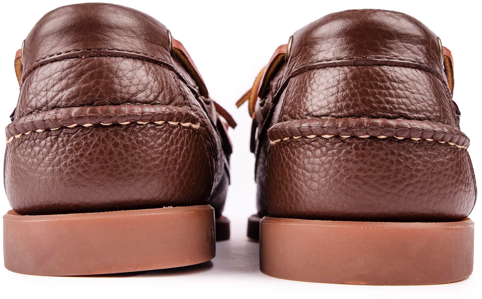Mens Sebago Portland Martellato Shoes In Brown Cognac Gum | Soletrader