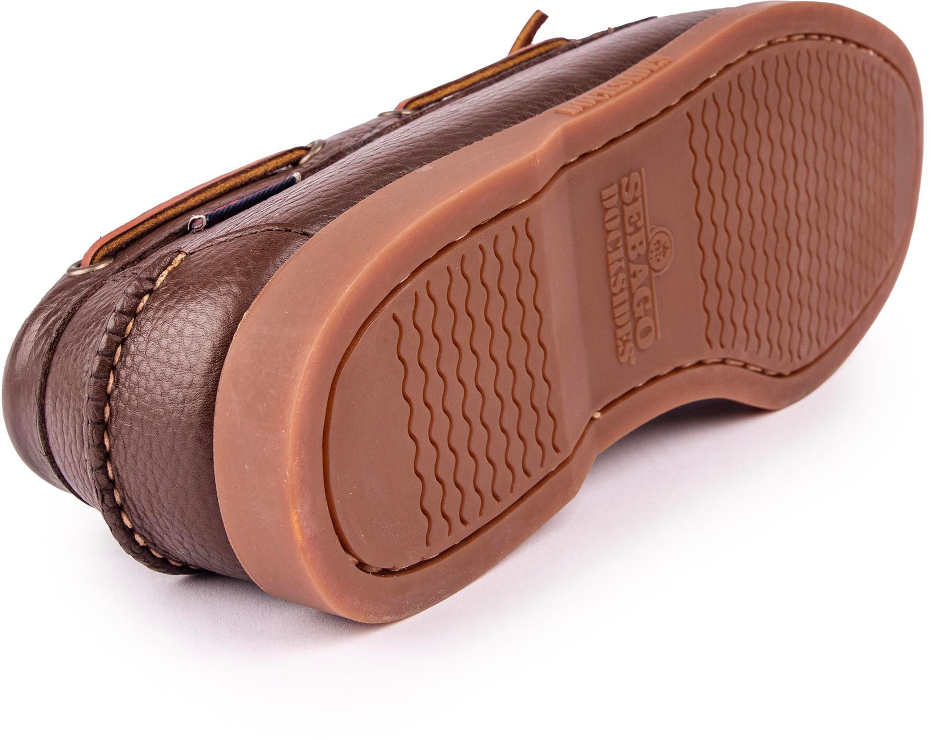 Mens Sebago Portland Martellato Shoes In Brown Cognac Gum | Soletrader