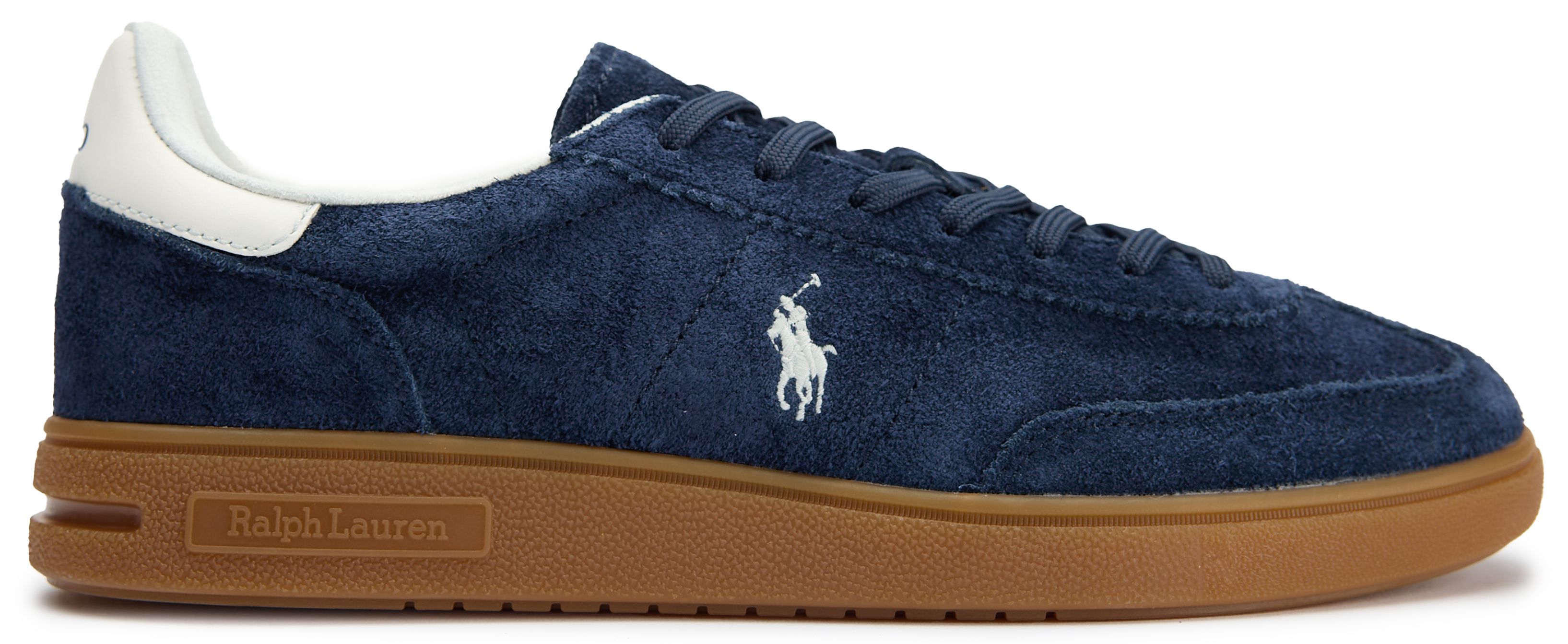Mens Polo Ralph Lauren Bedford Pp Sneakers In Navy Blue | Soletrader