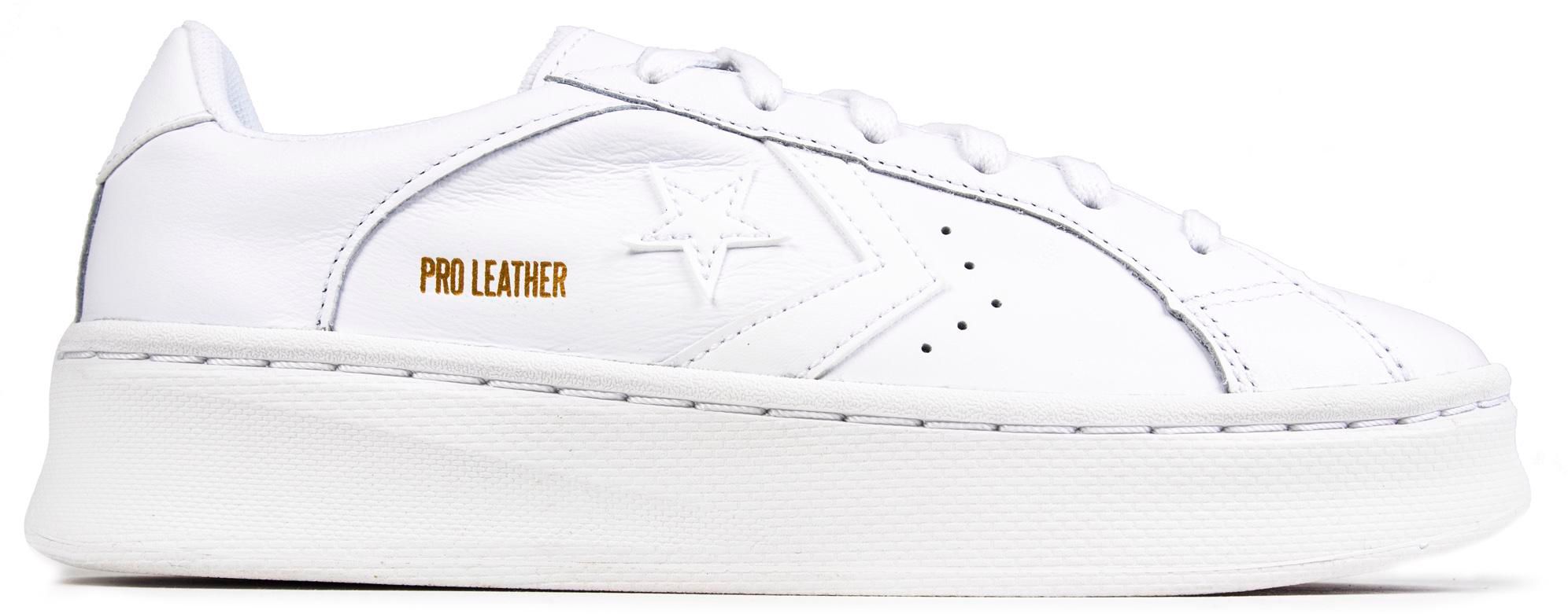 Ladies shops white converse leather