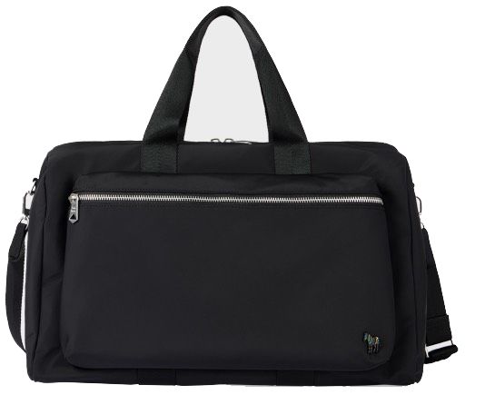 Mens Paul Smith Zebra Shoulder Bag In Black | Soletrader