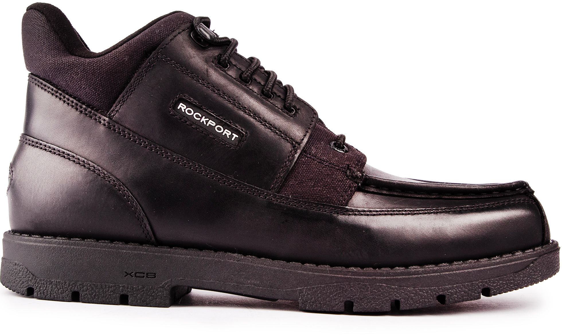 Mens Rockport Marangue Boots In Black | Soletrader