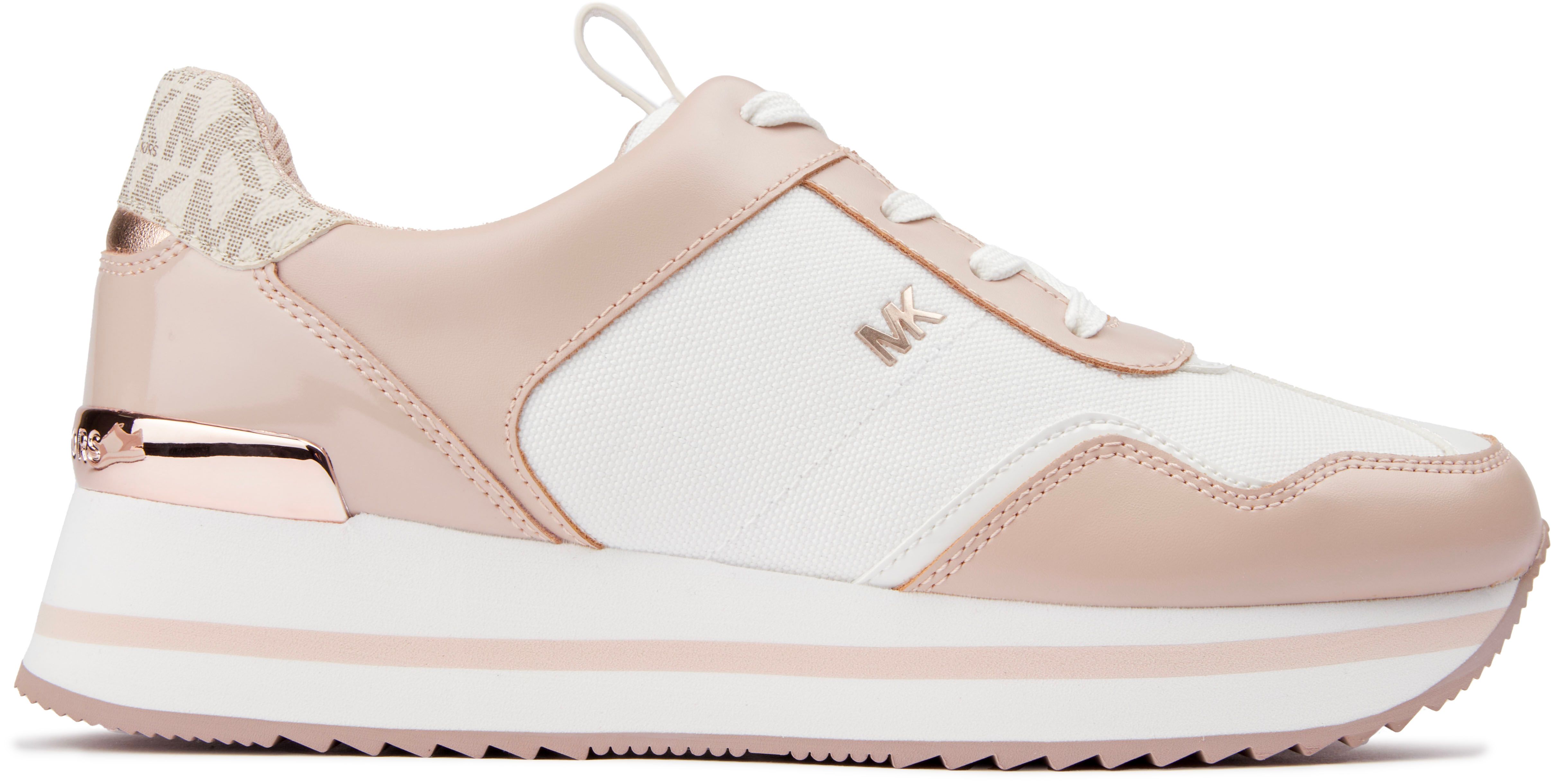 Womens Michael Kors Raina Trainers In White Soletrader