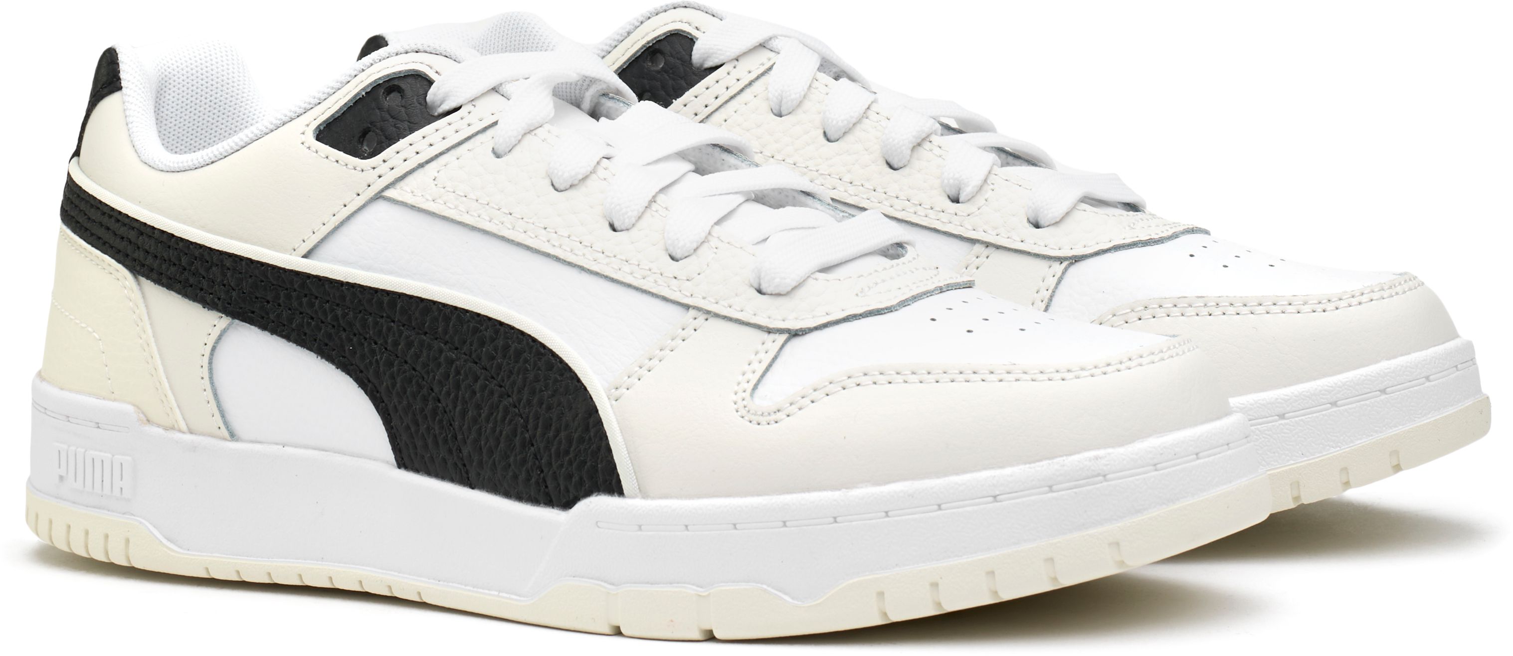 Mens Puma Rdb Game Low Sneakers In White Soletrader