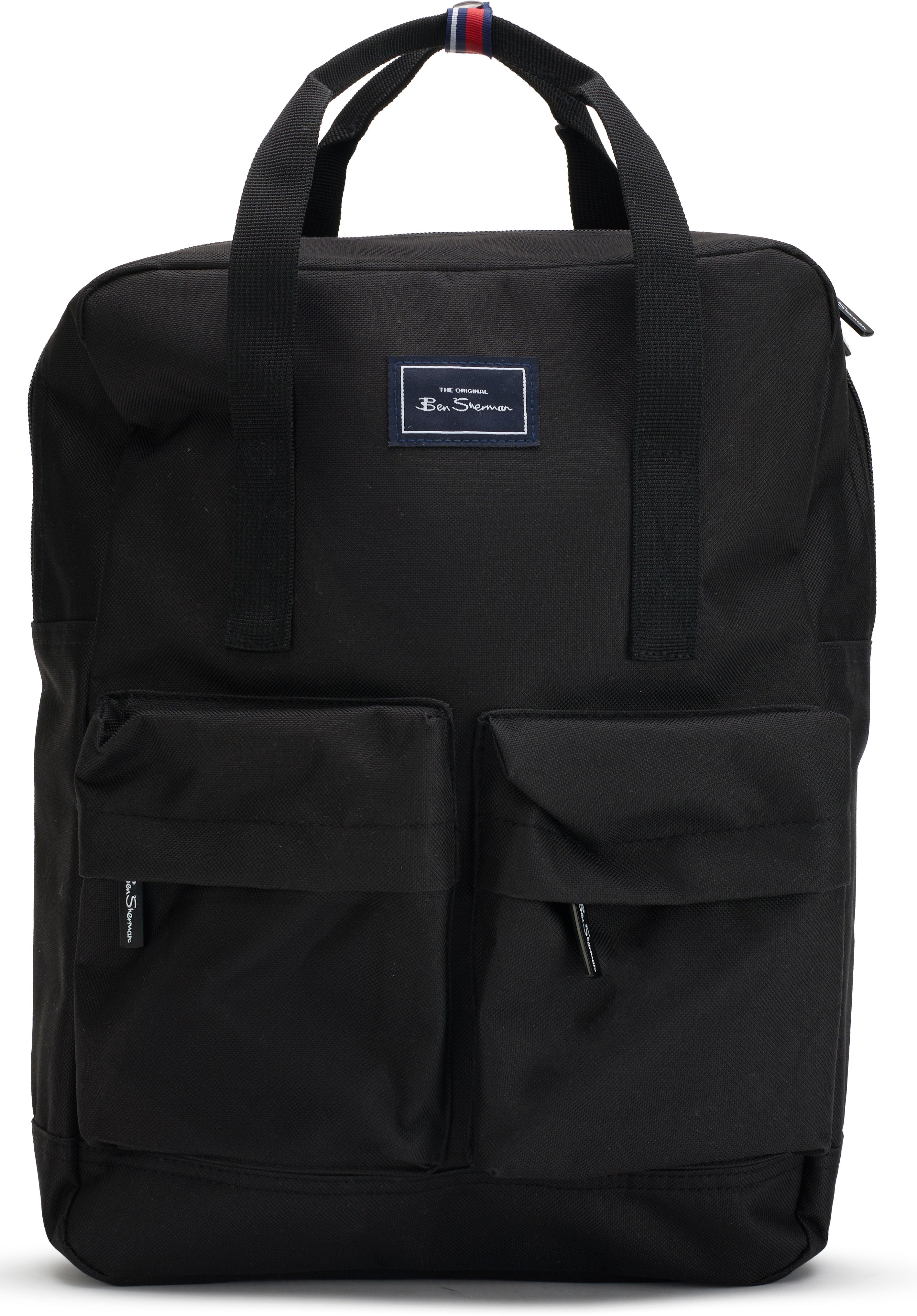 Mens Ben Sherman Redford Backpack In Black Soletrader