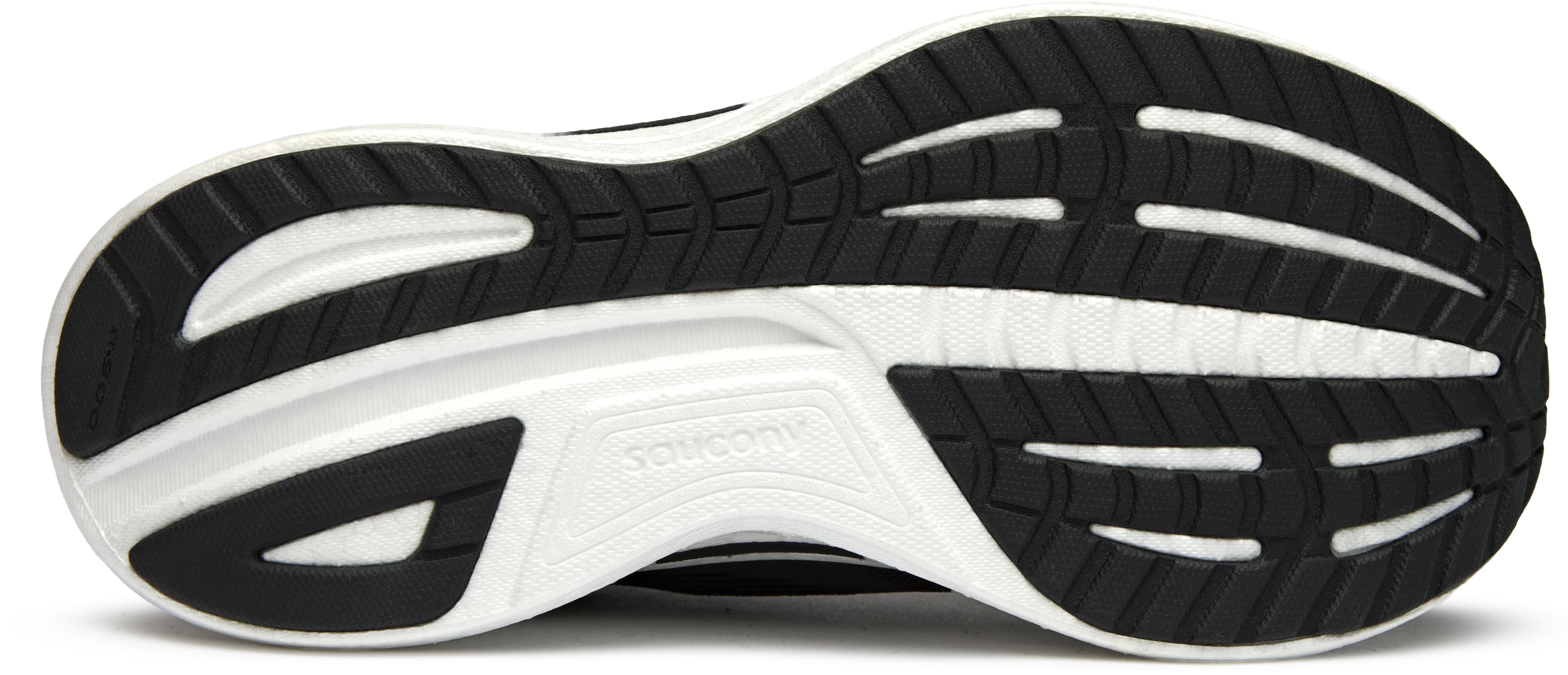 NEW SAUCONY men\'s ride 18 shoe in black/white  noir/blanc Saucony | Ride 18 | Men main image 2