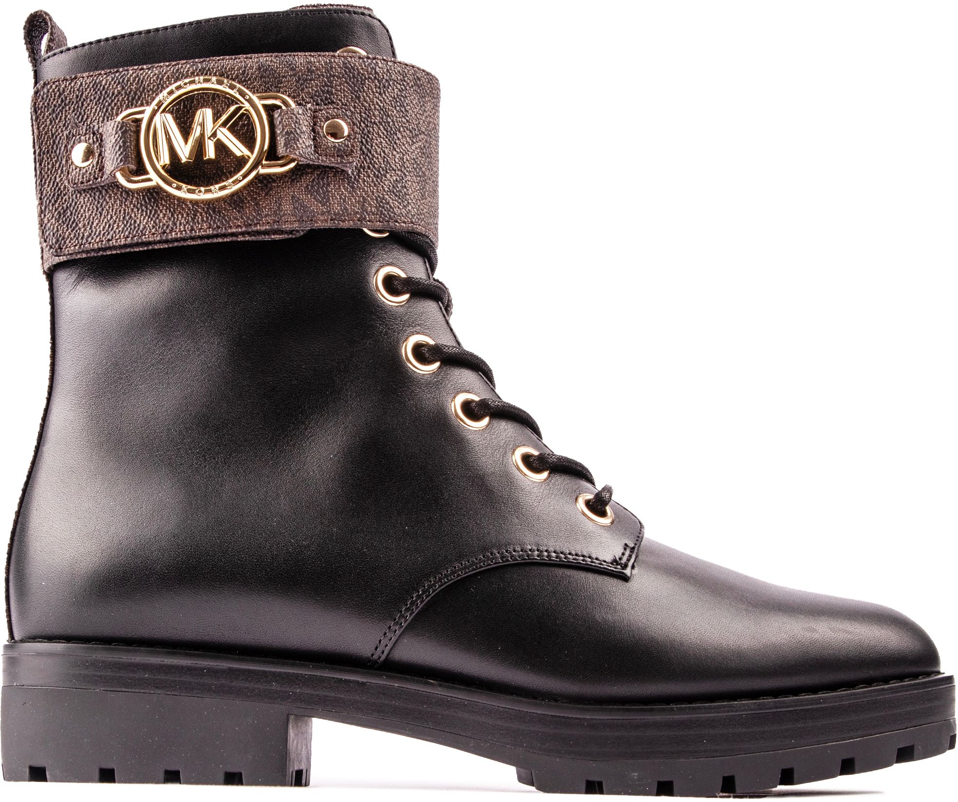 Michael kors brown leather boots on sale