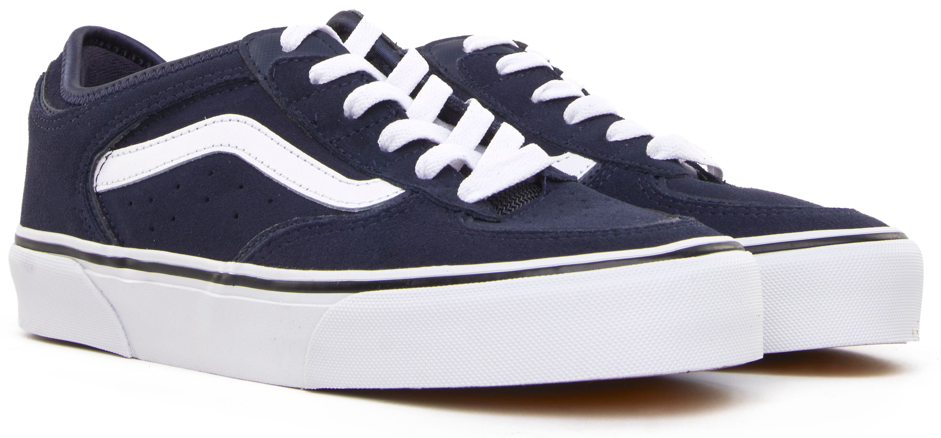 Mens Vans Rowley Classic Sneakers In Navy Blue Soletrader