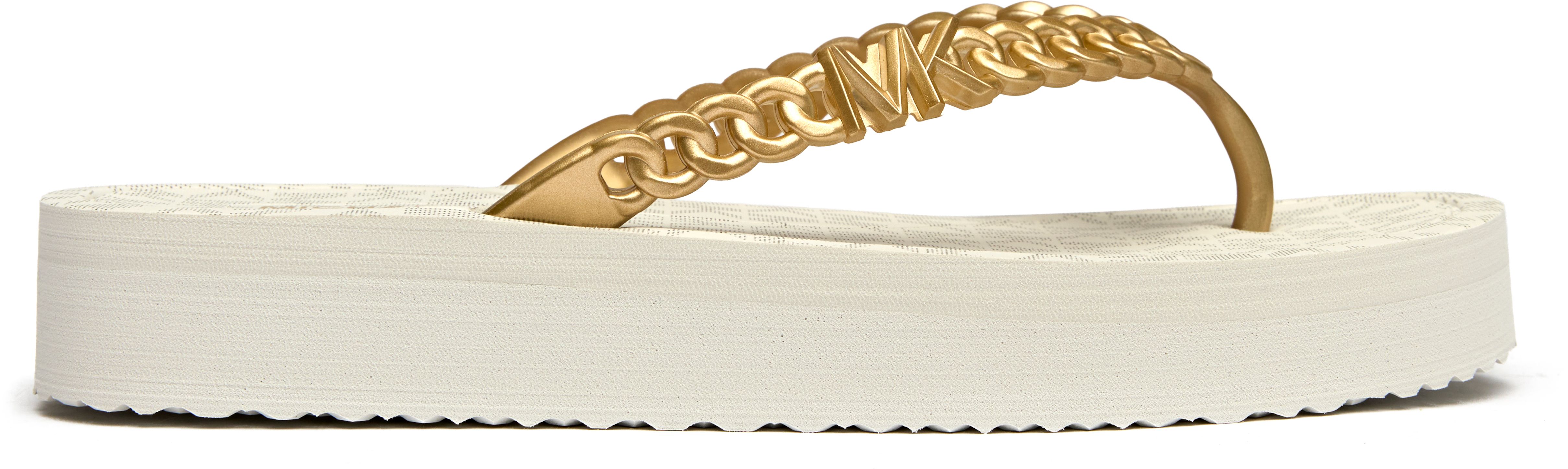 Womens Michael Kors Zaza Sandals In Cream | Soletrader
