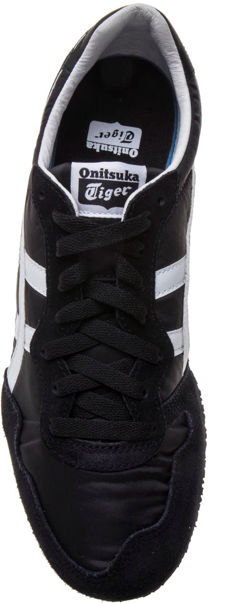 Mens Onitsuka Tiger Serrano Trainers In Black White Soletrader