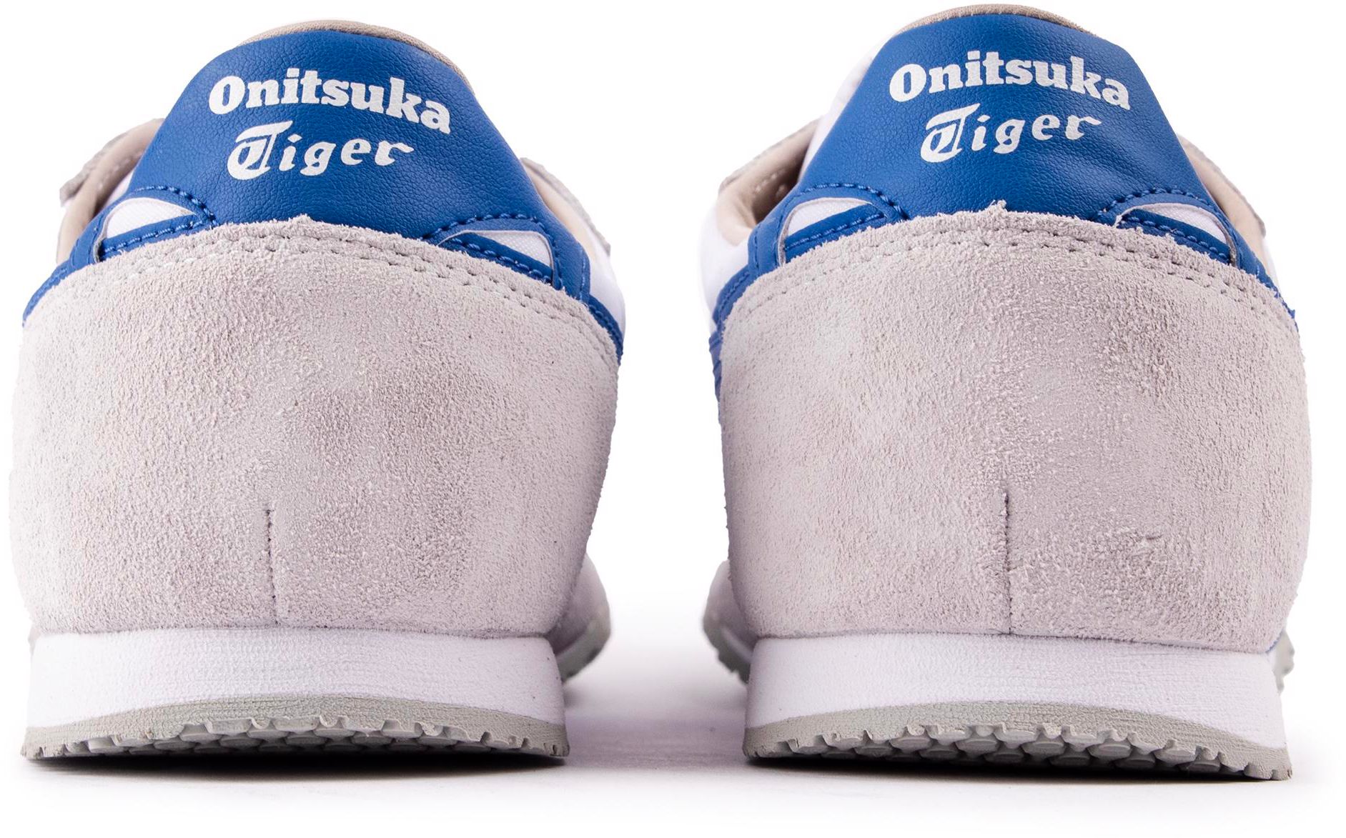 Mens Onitsuka Tiger Serrano Sneakers In White/Blue/Red