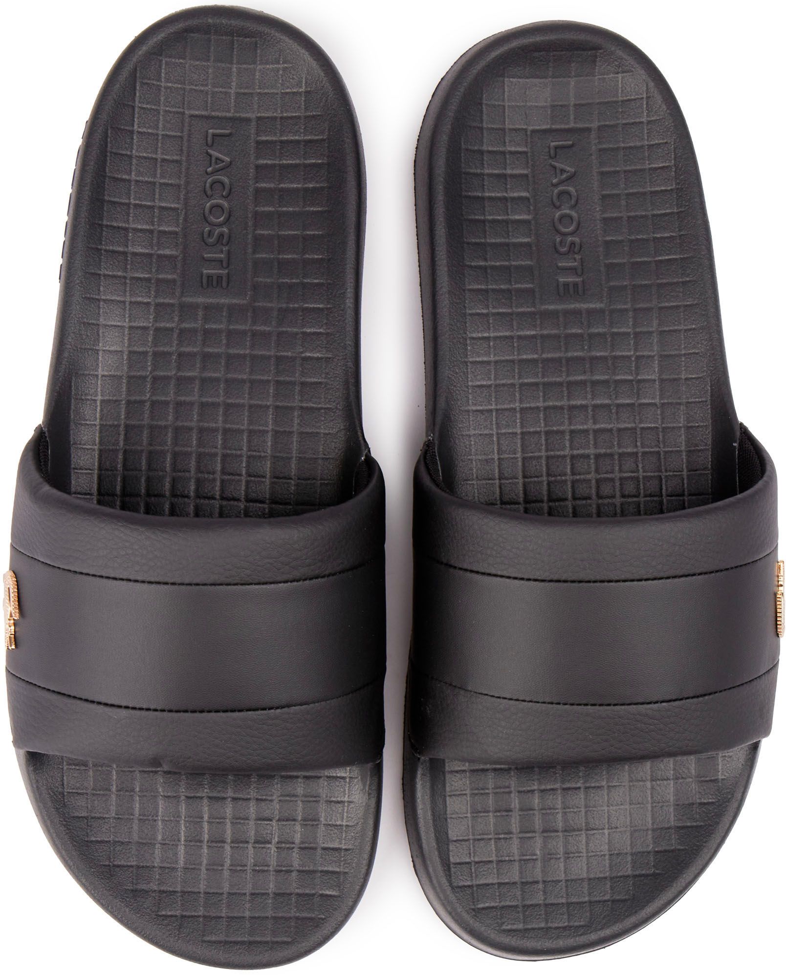 Shops lacoste croc slides