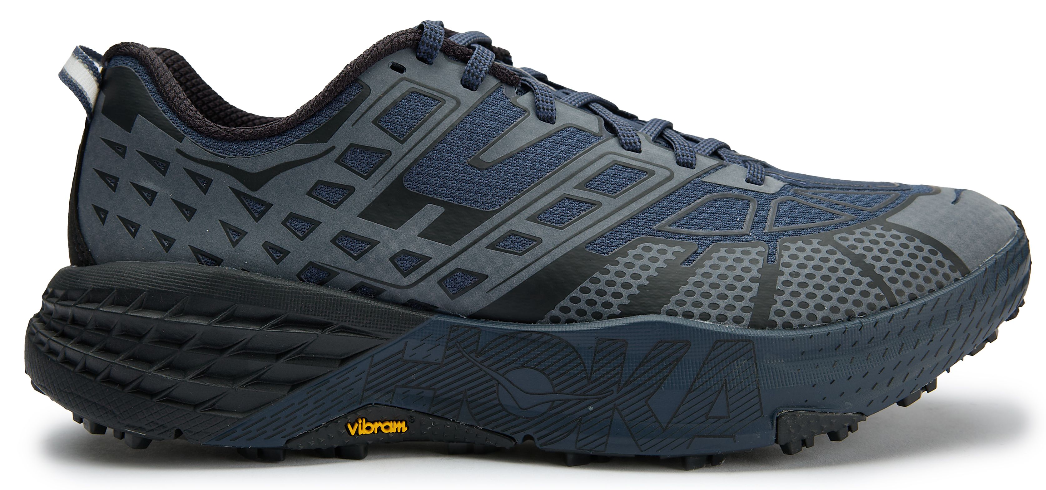Mens Hoka Speedgoat 2 Ts Trainers In Varisty Navy Black | SOLE