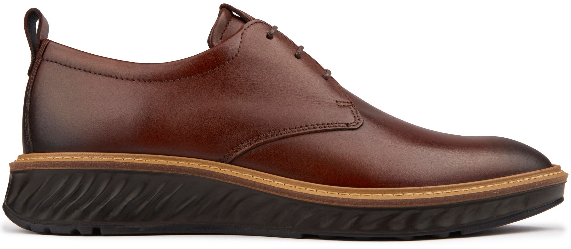 Mens Ecco St.1 Hybrid Shoes In Brown Soletrader