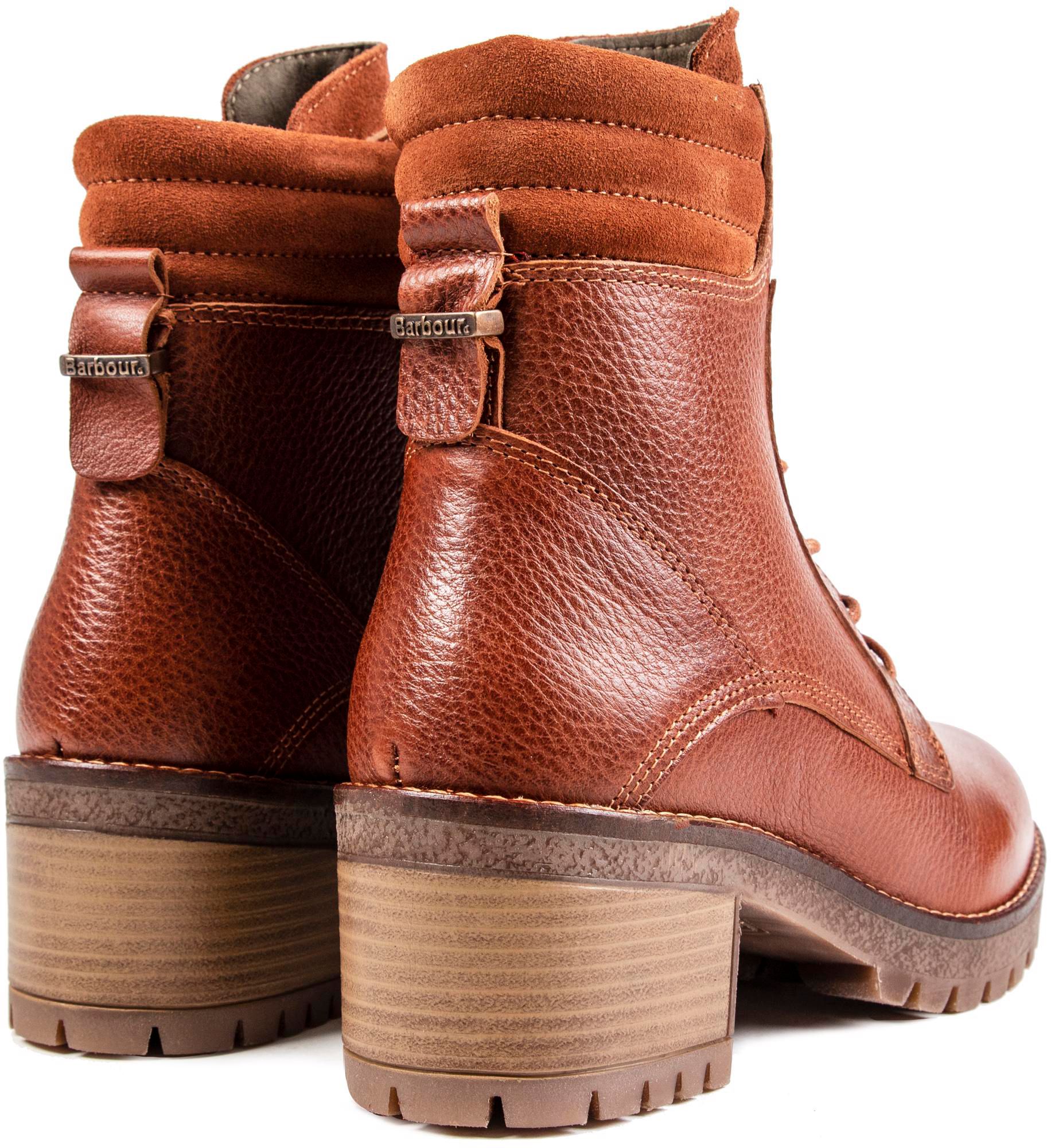 Womens Barbour Stark Boots In Tan Soletrader