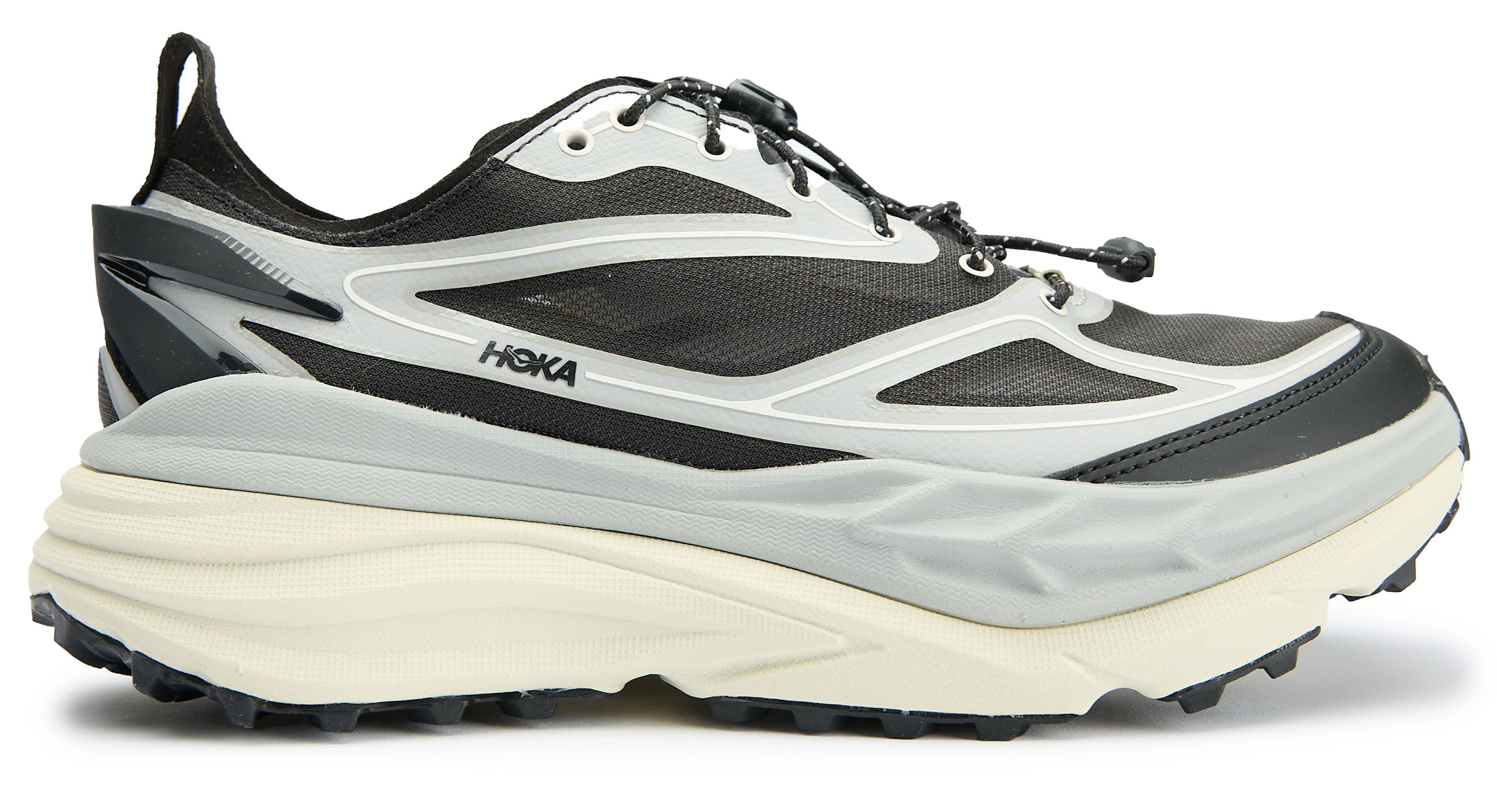 Mens Hoka Stinson One7 Sneakers In Silver Grey Silver | Soletrader