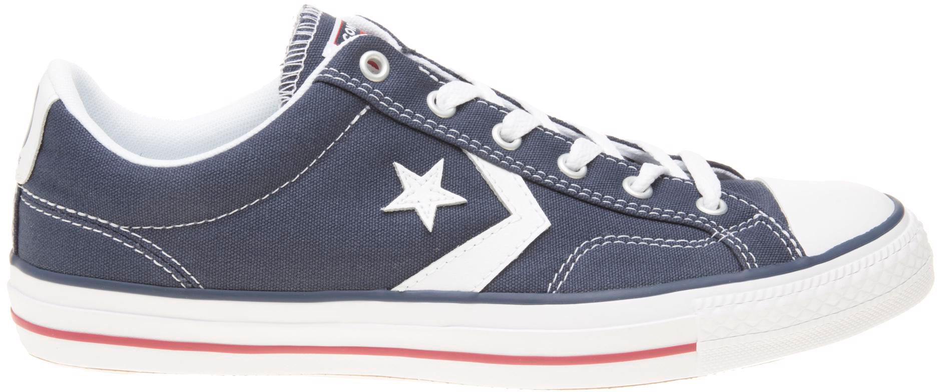 Mens Converse Star Player Ox Sneakers In Navy White Soletrader