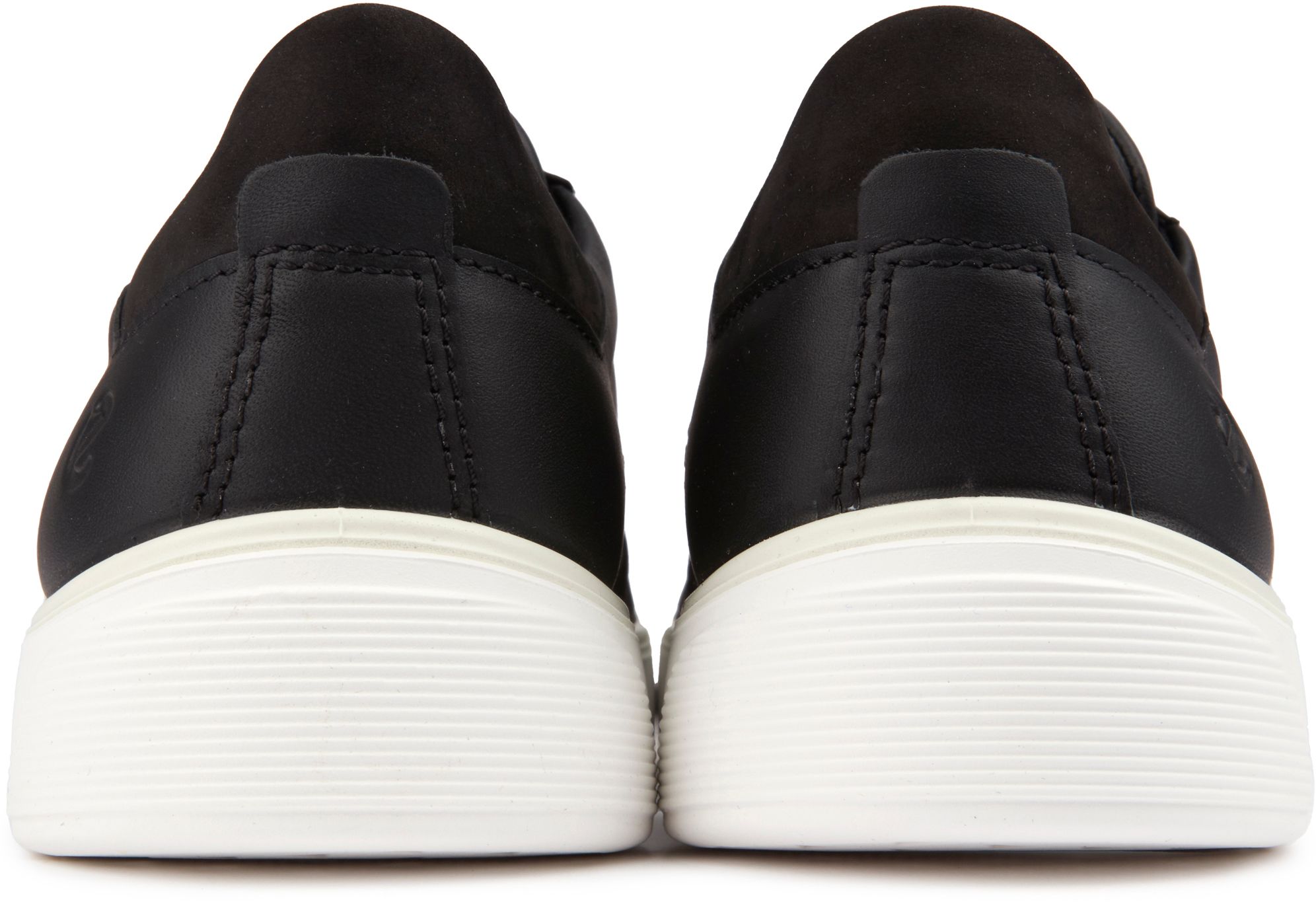 Mens Ecco Street Tray Sneakers In Black | Soletrader