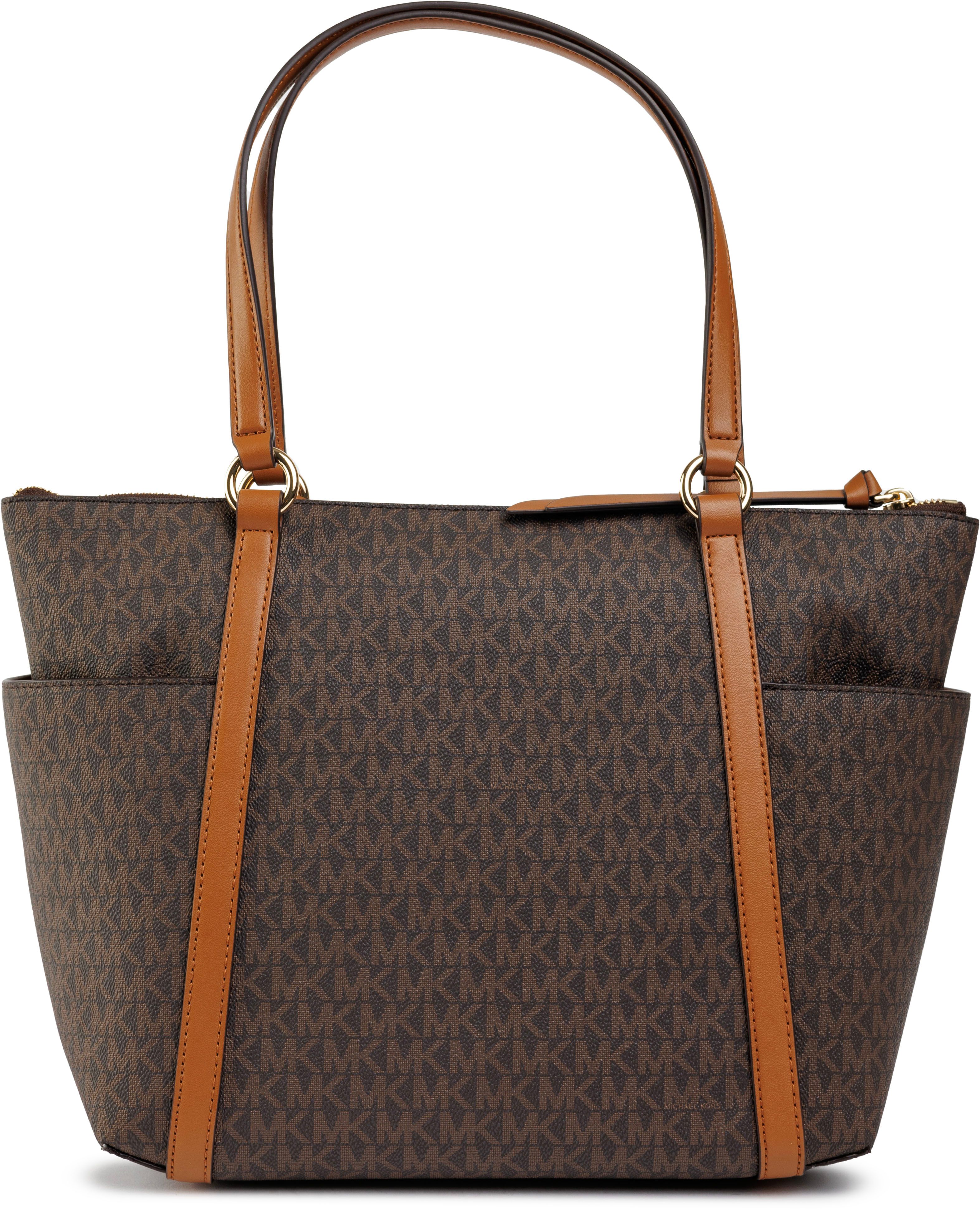 Michael kors tan and white bag online