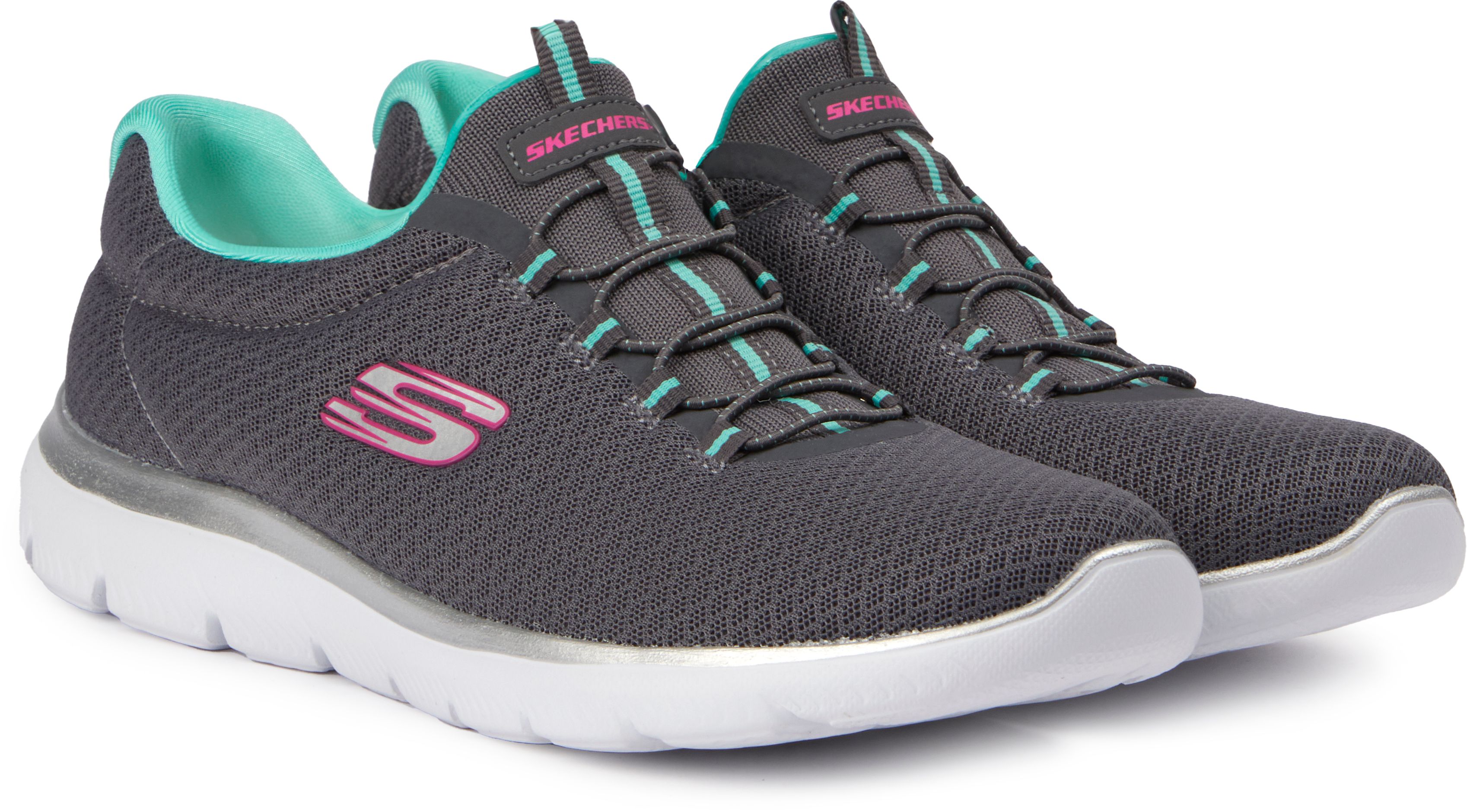 Womens Skechers Summits Sneakers In Green Soletrader