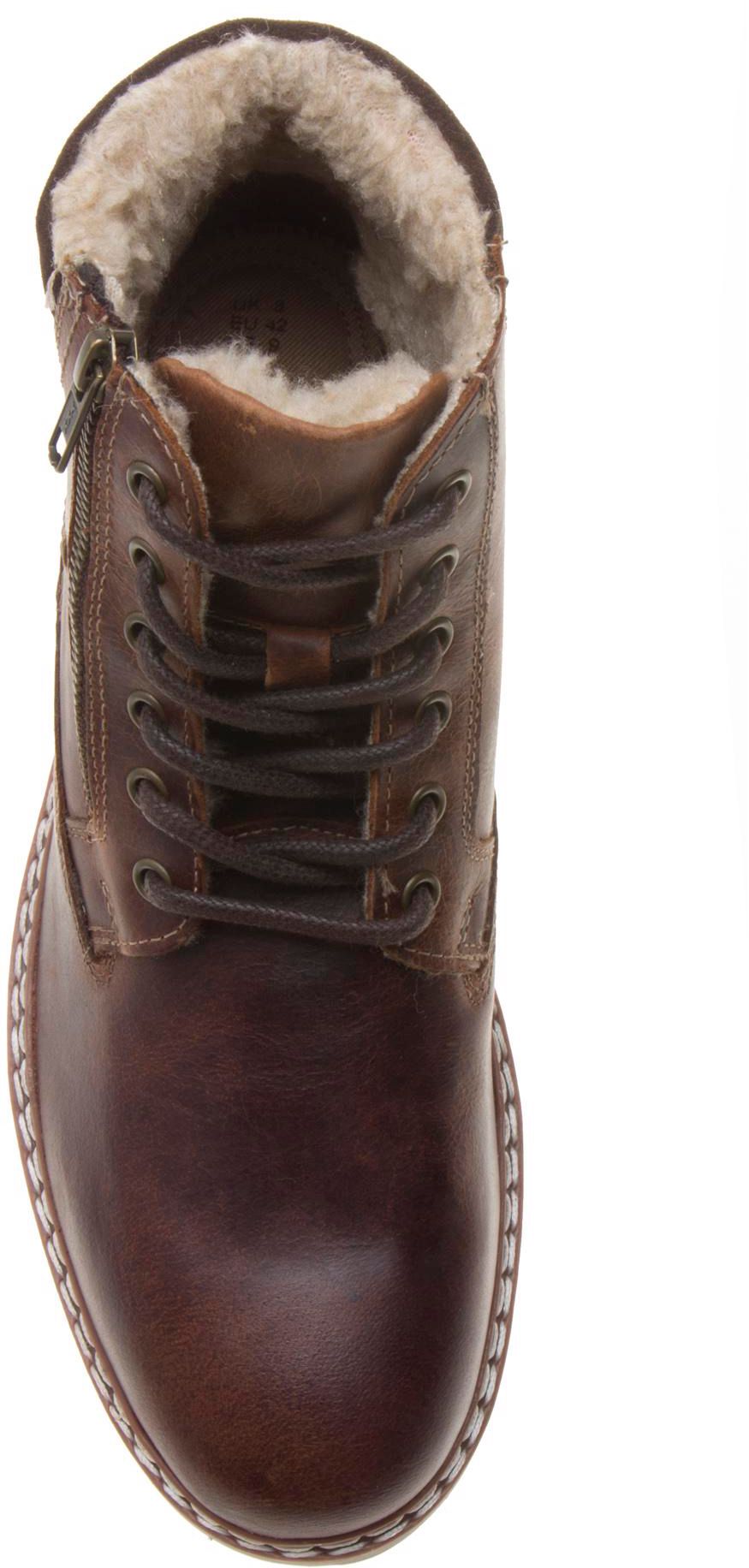 Bruno Marc Stivali Uomo Stivaletto Uomo Hawkes In Vera Pelle - Derby Con Cerniera Laterale E Nastro Rosso | Thomas Crick Stivaletti Pelle Hawkes - Foto 6