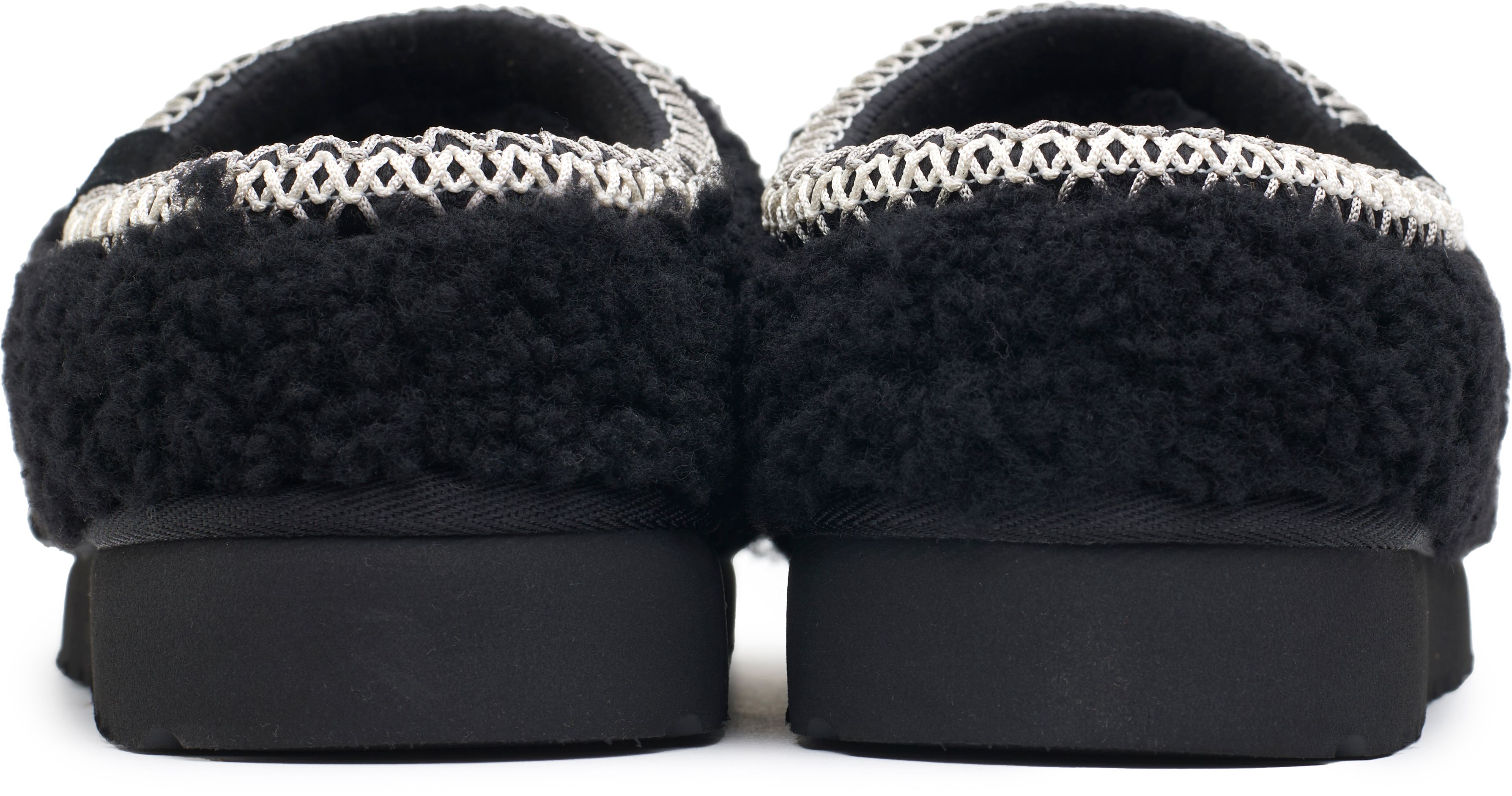 Womens Ugg® Tasman Maxi Curly Slippers In Black | Soletrader