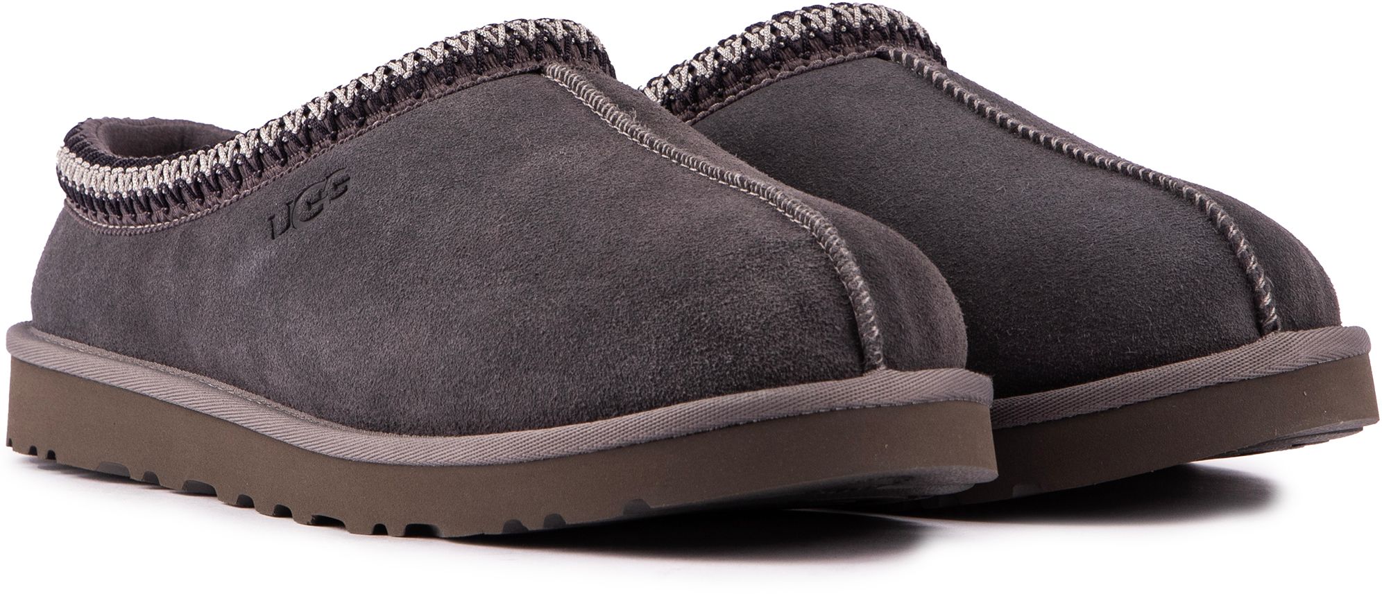 Grey ugg mens slippers best sale