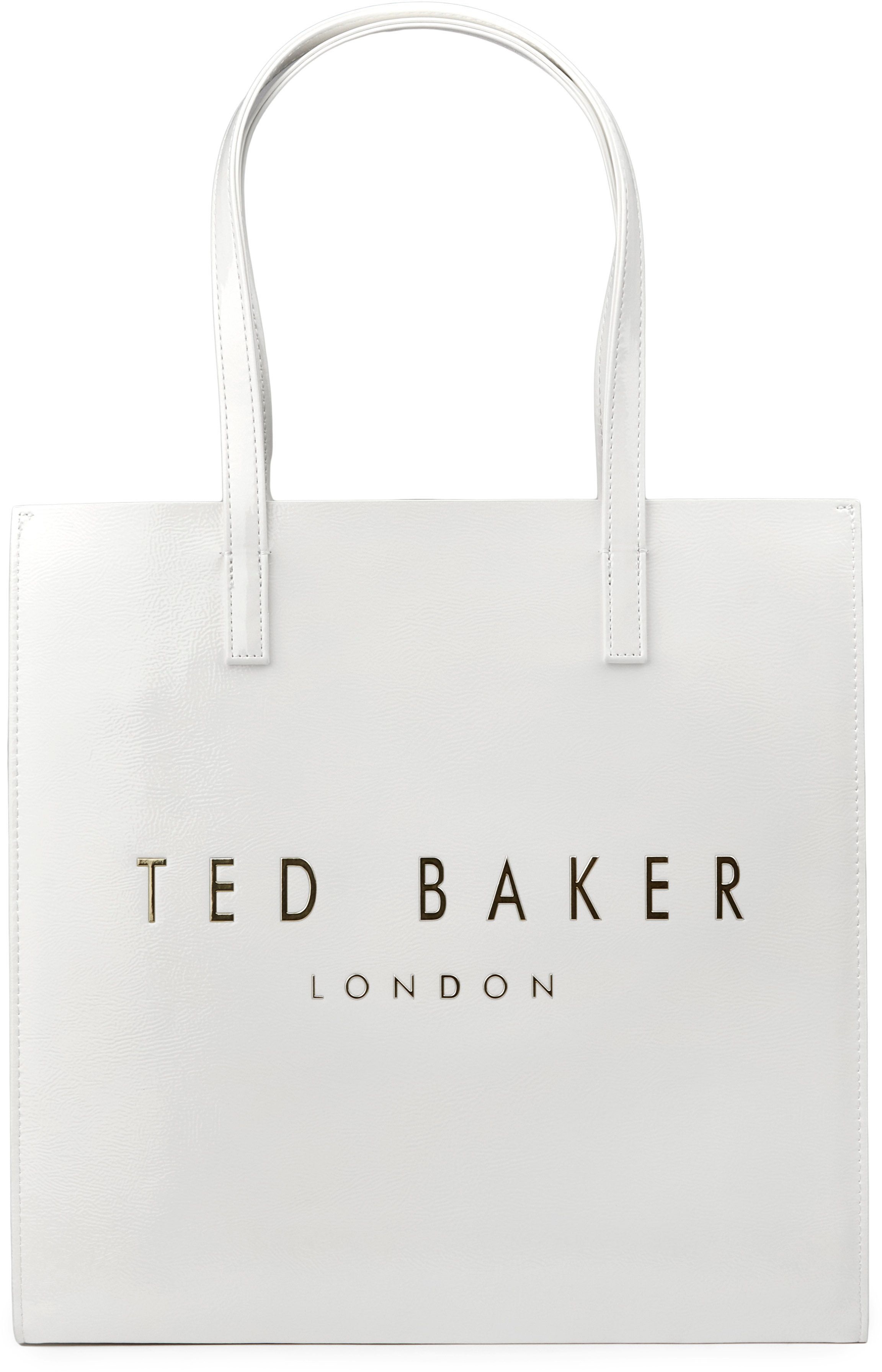 Womens Ted Baker Crinkon Tote Bag In Ivory Soletrader